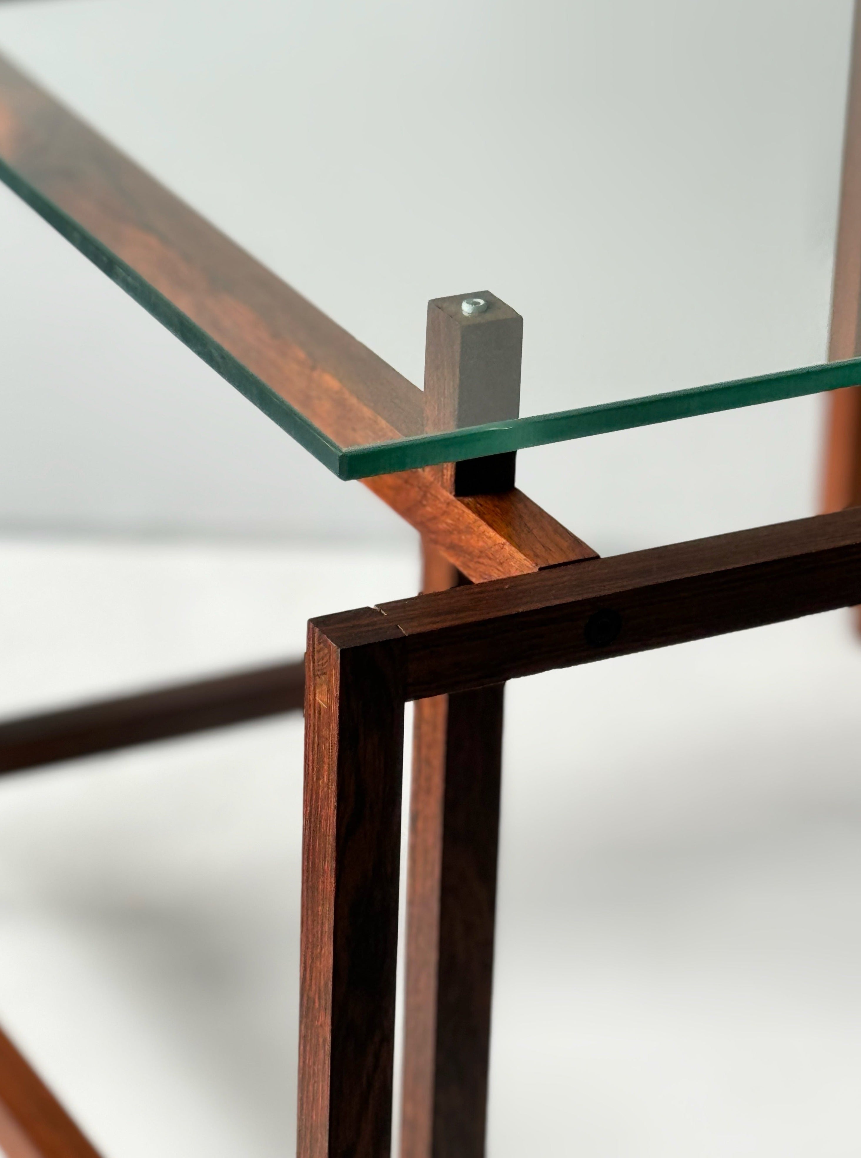 Side table in rosewood by Henning Nørgaard