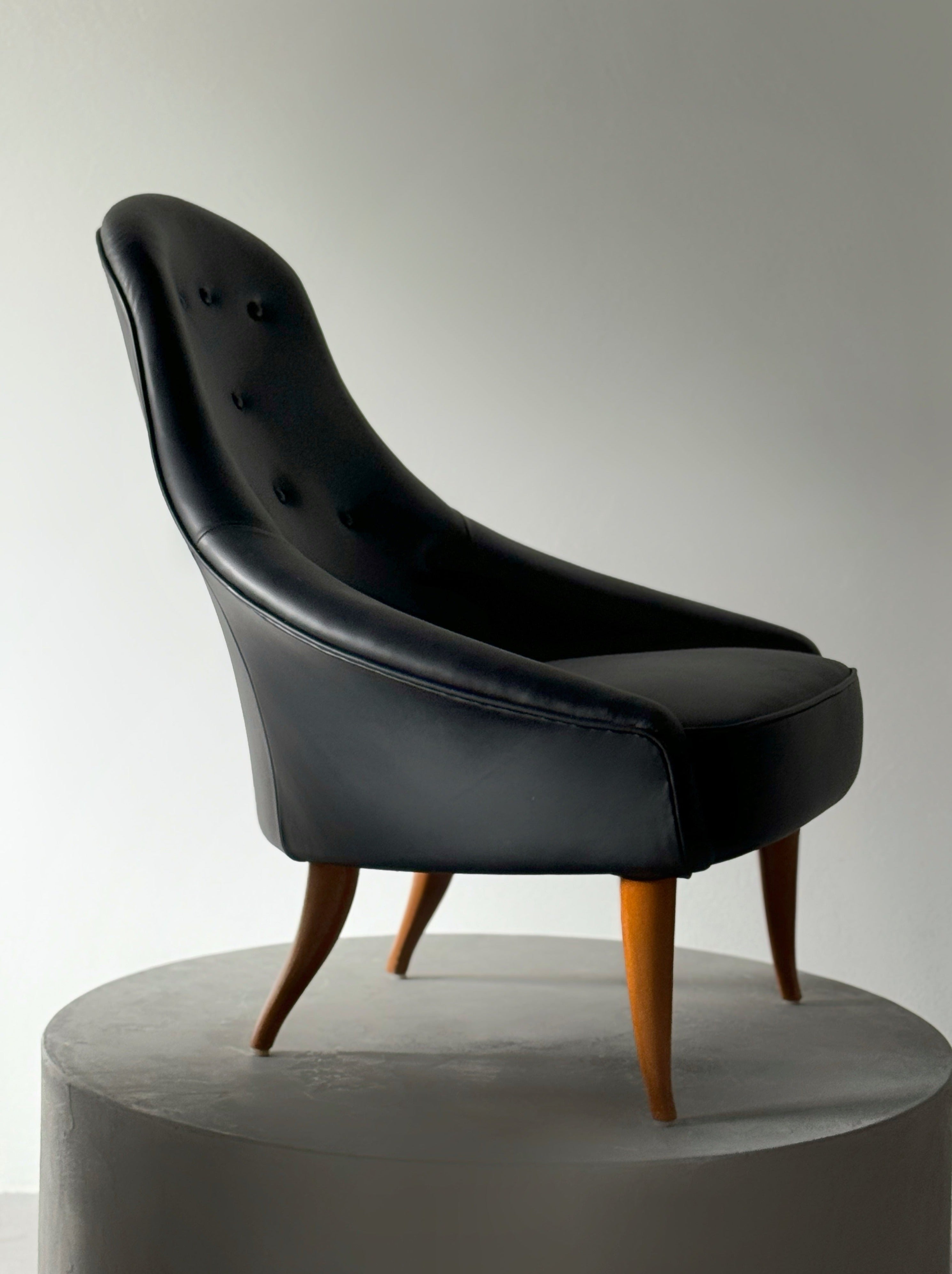 Pair of Little Adam and Little Eva armchairs by Kerstin Hörlin-Holmquist for Nordiska Kompaniet