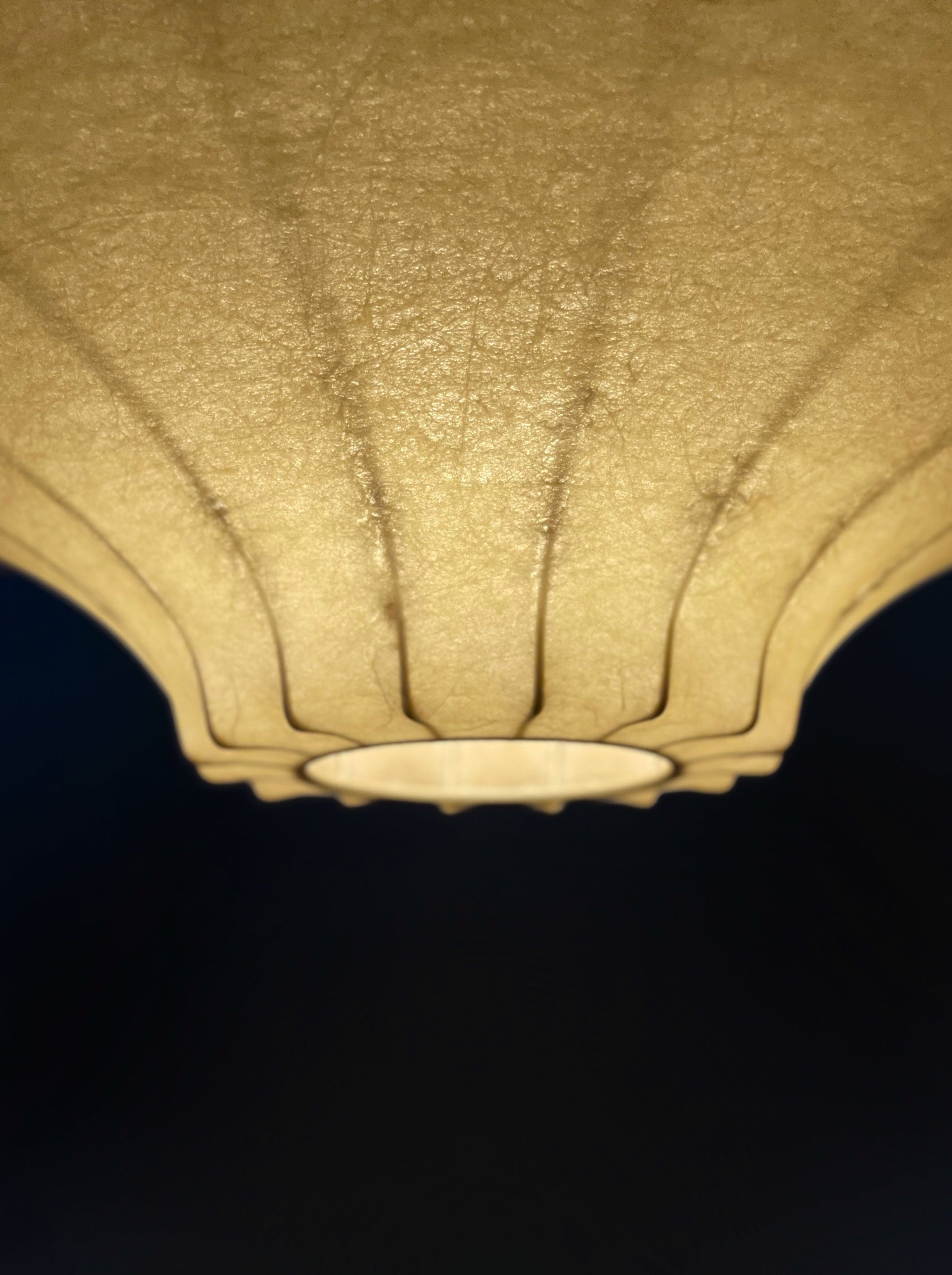 Vintage Cocoon Pendant Lamp by Achille and Pier Castiglioni for Flos