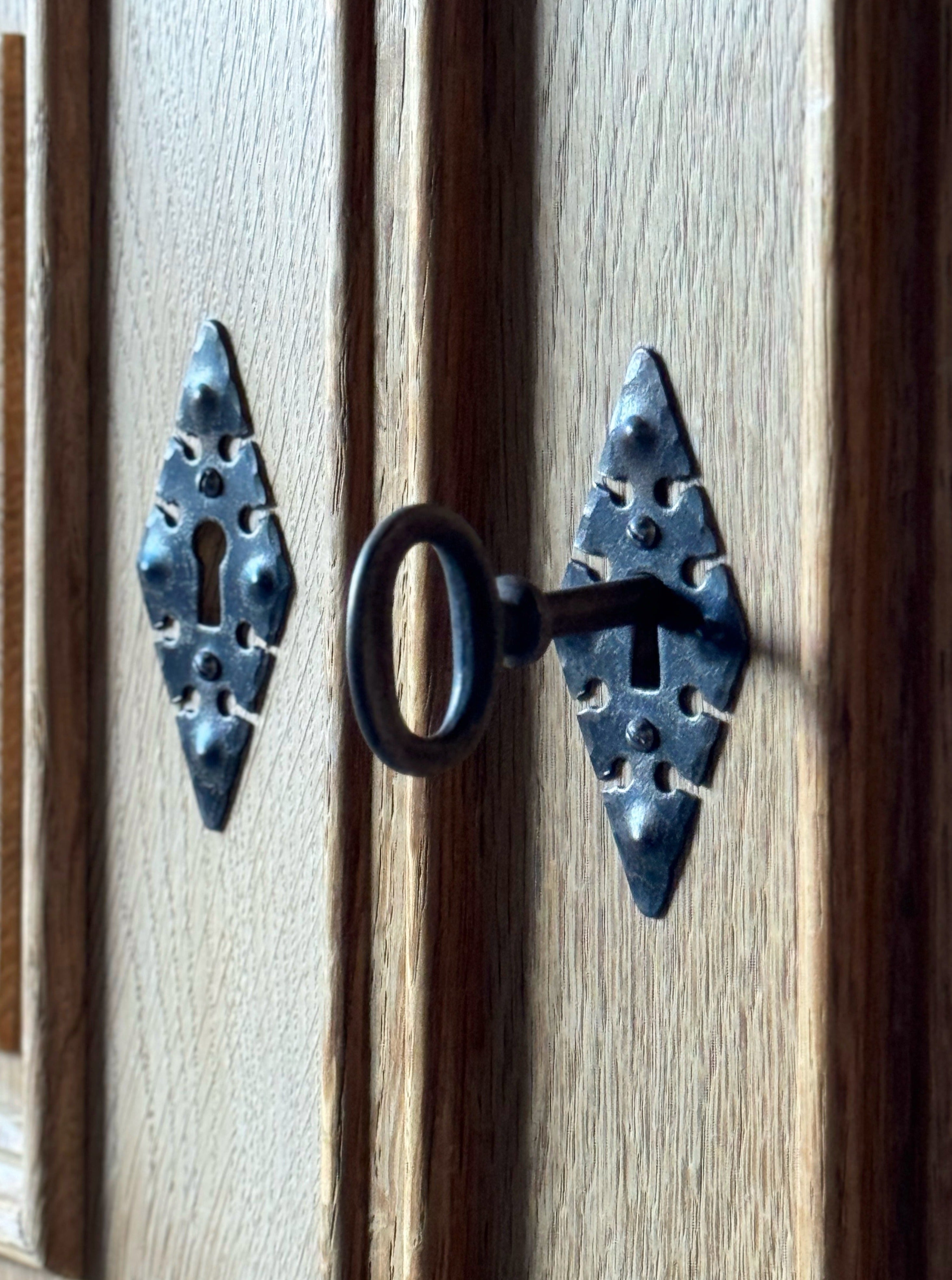 Sculptural Oak Cabinet by Henning Kjaernulf 1970s