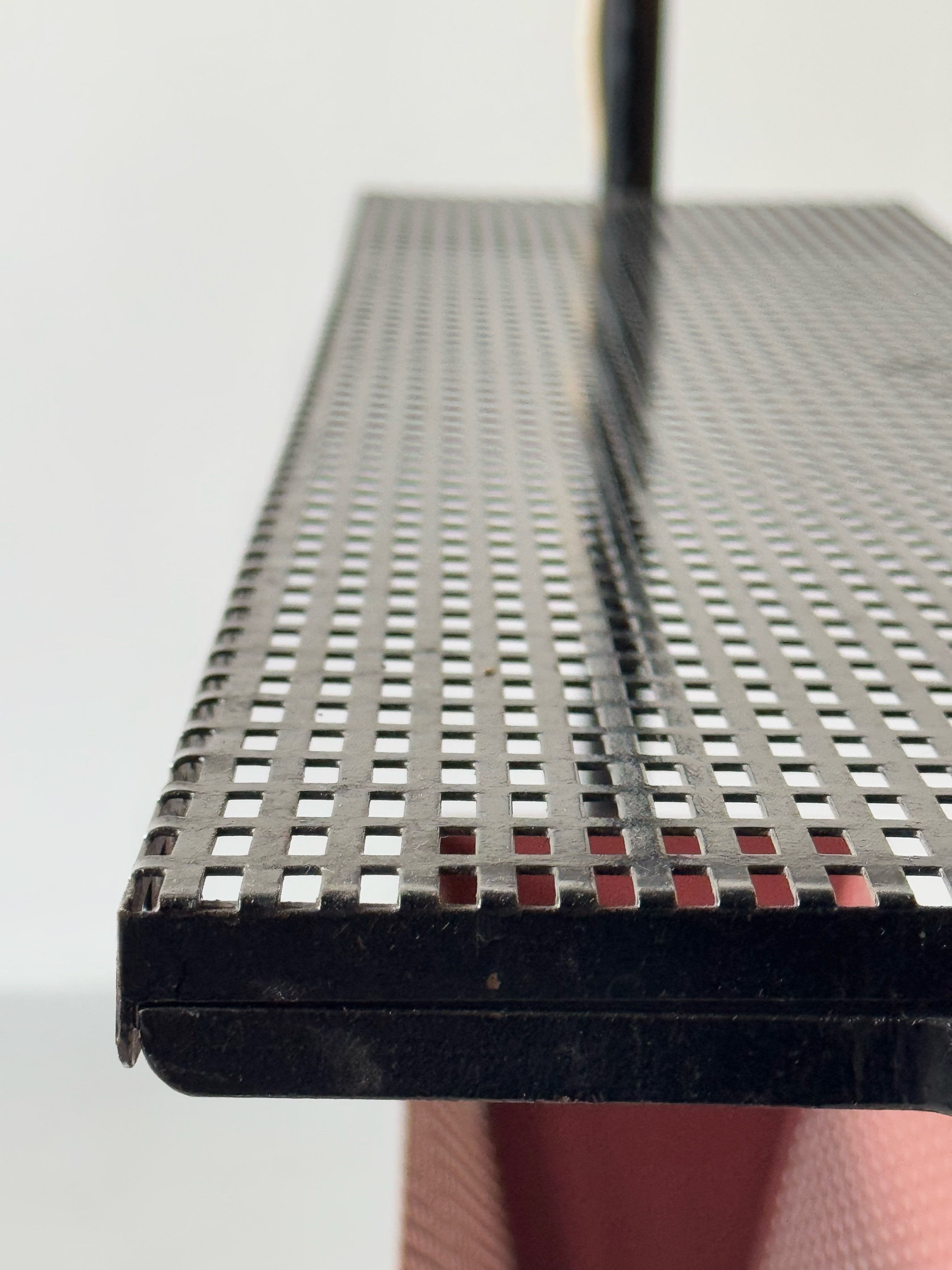 Freestanding Shelving Unit with Lamp 1960s