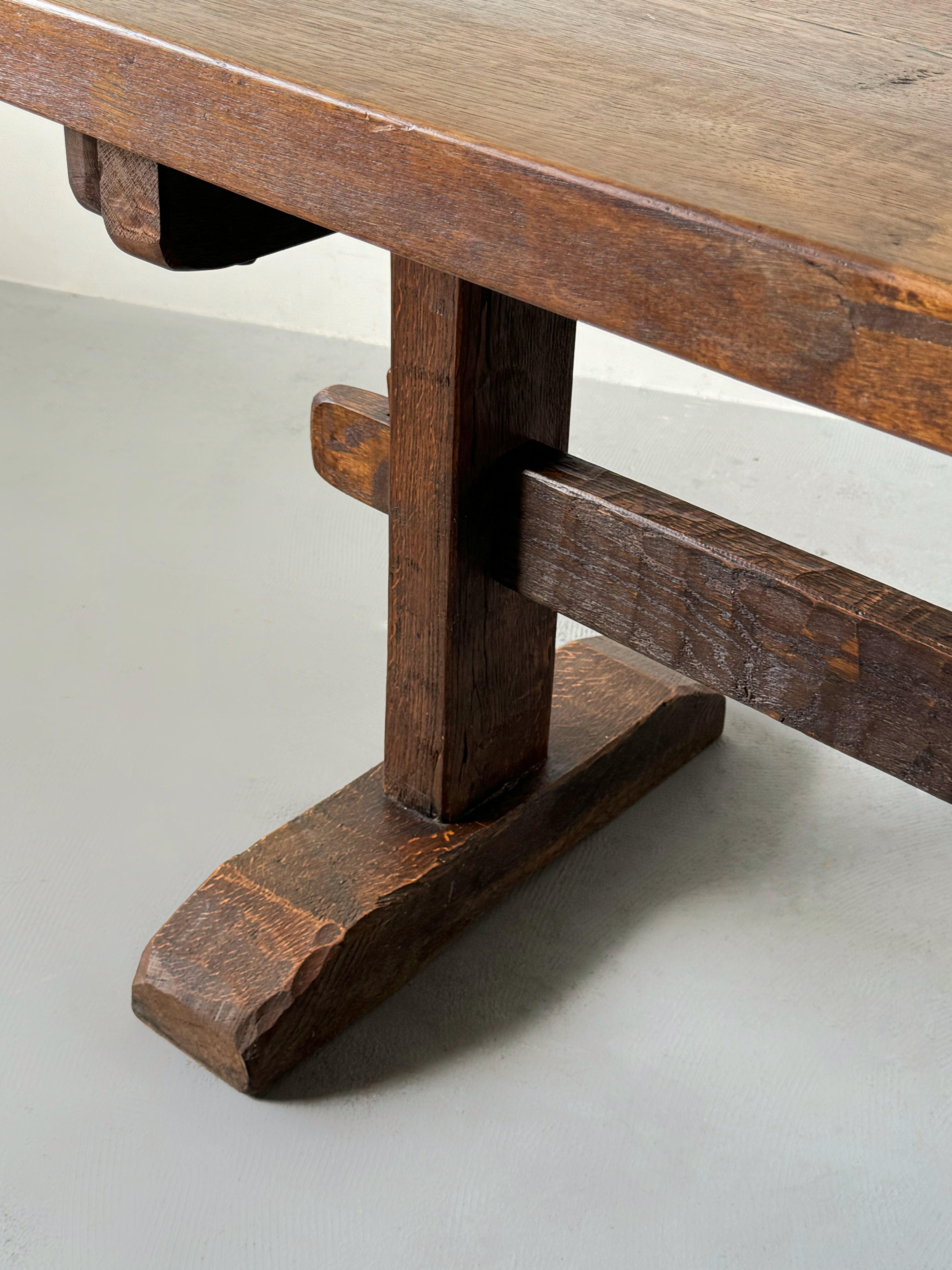 Brutalist Oak Table
