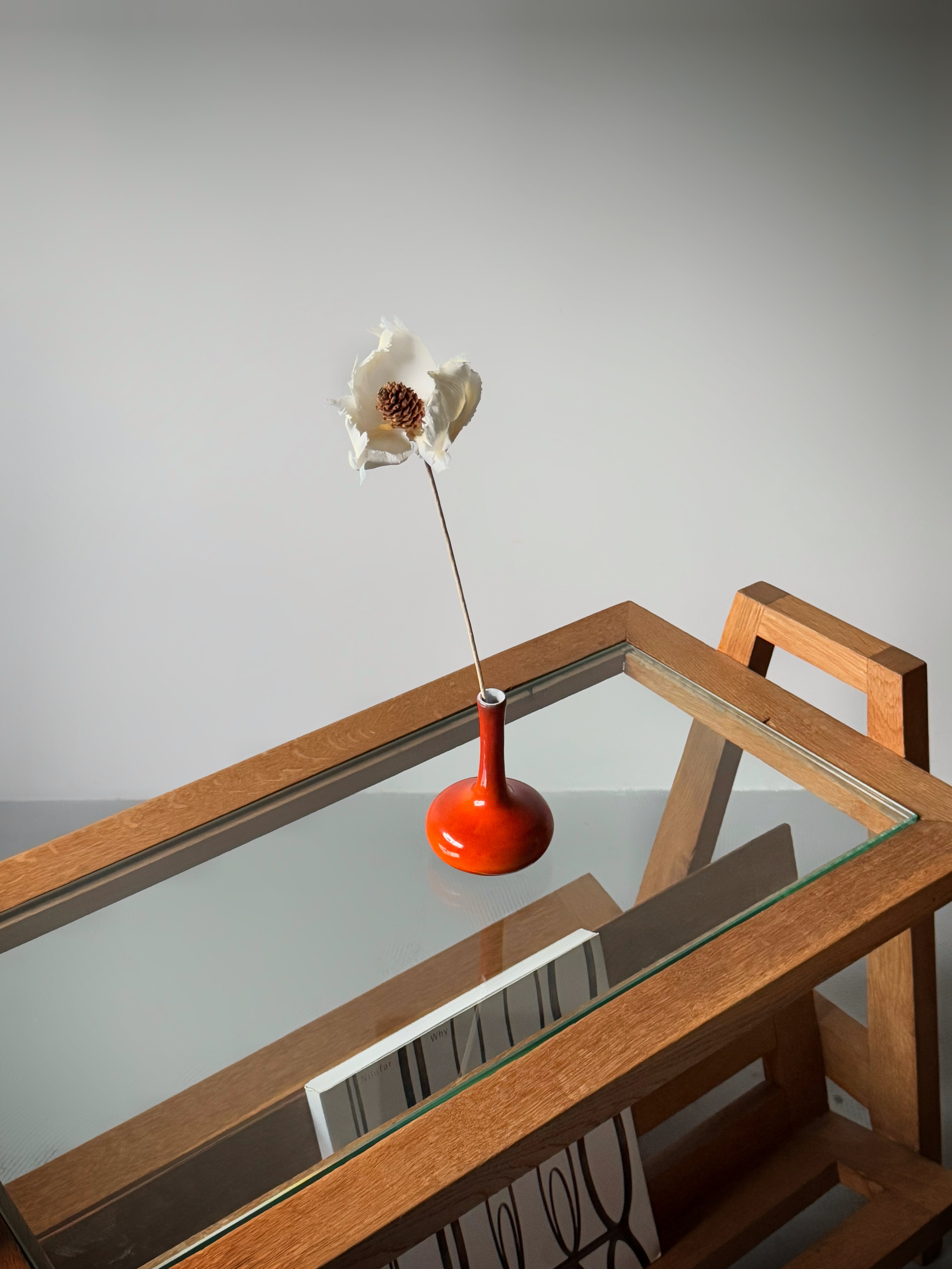 Side Table with Book Holder, France