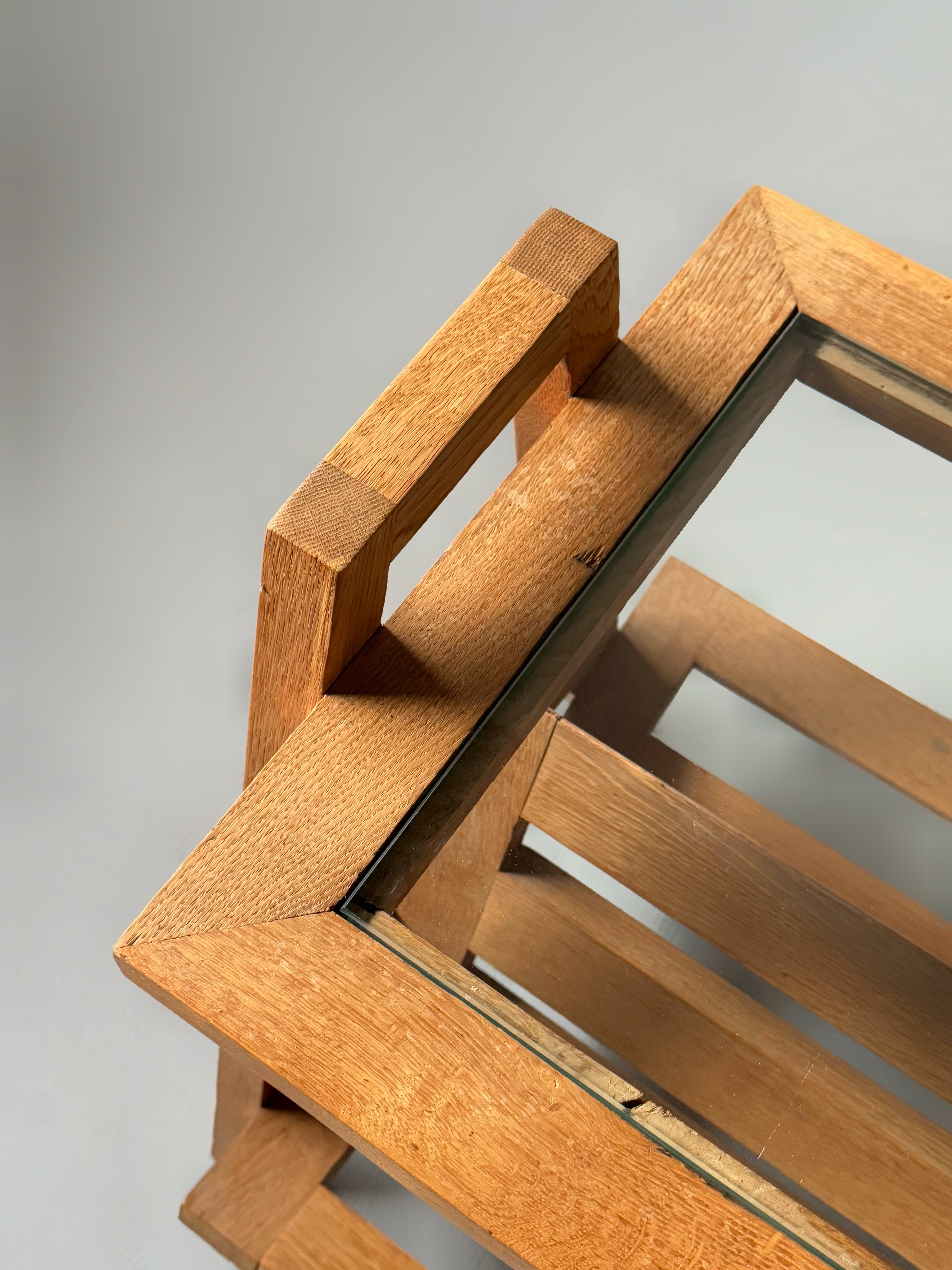 Side Table with Book Holder, France