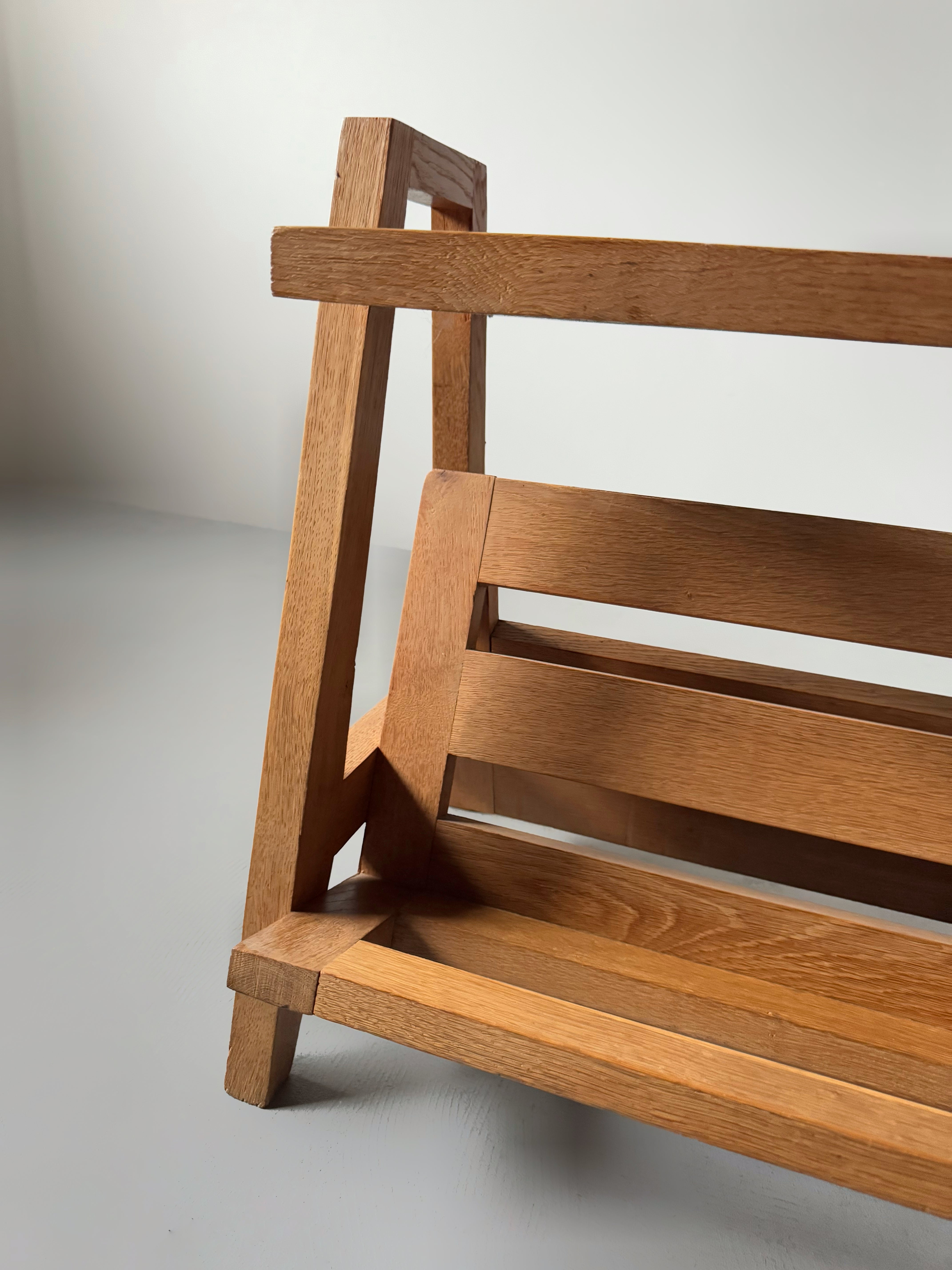 Side Table with Book Holder, France