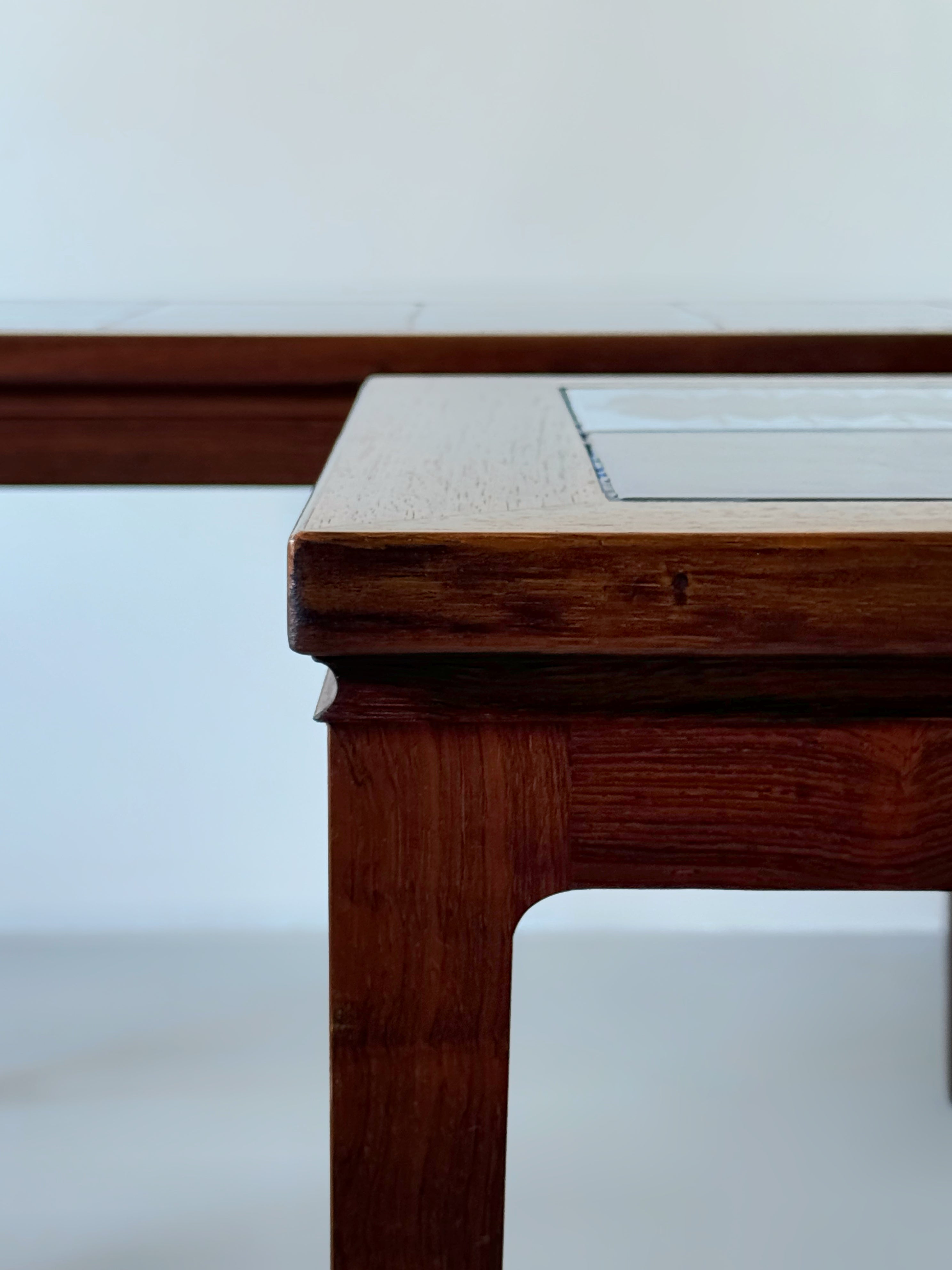Danish Side Table with Tiles in rosewood