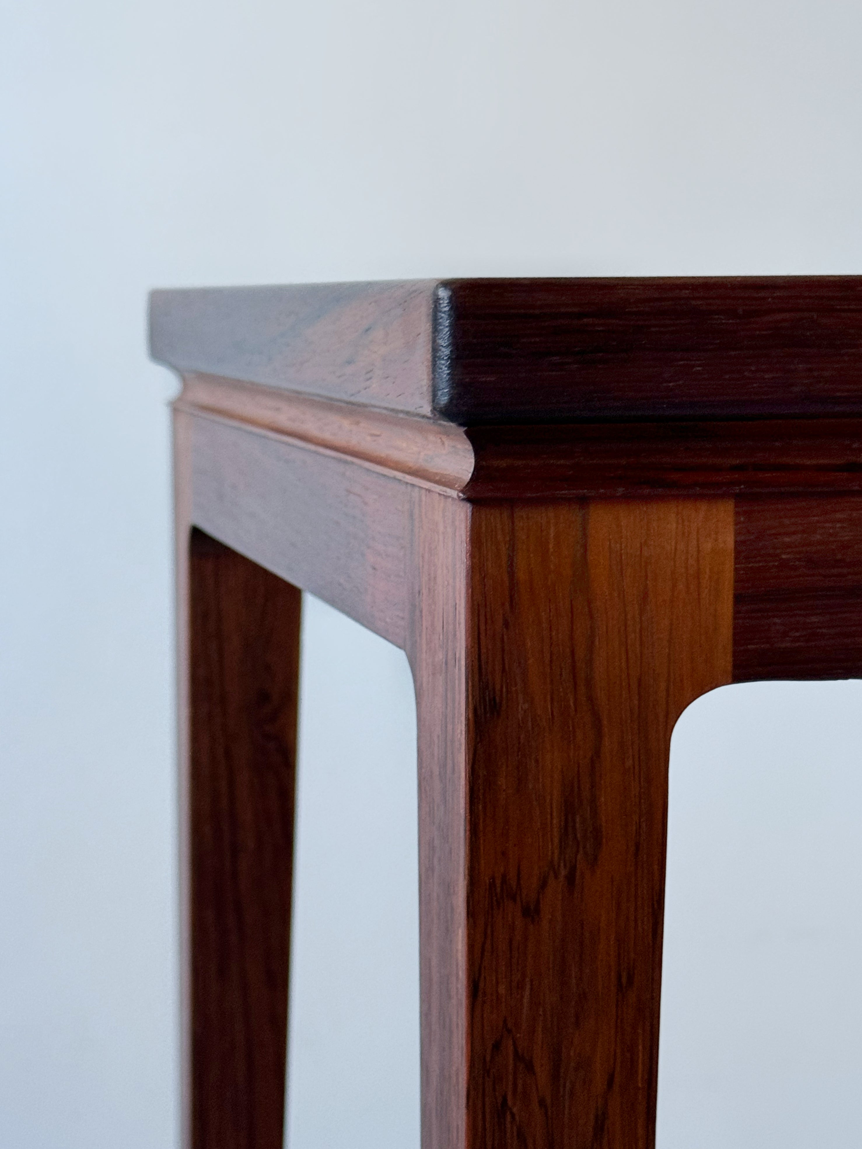 Danish Side Table with Tiles in rosewood
