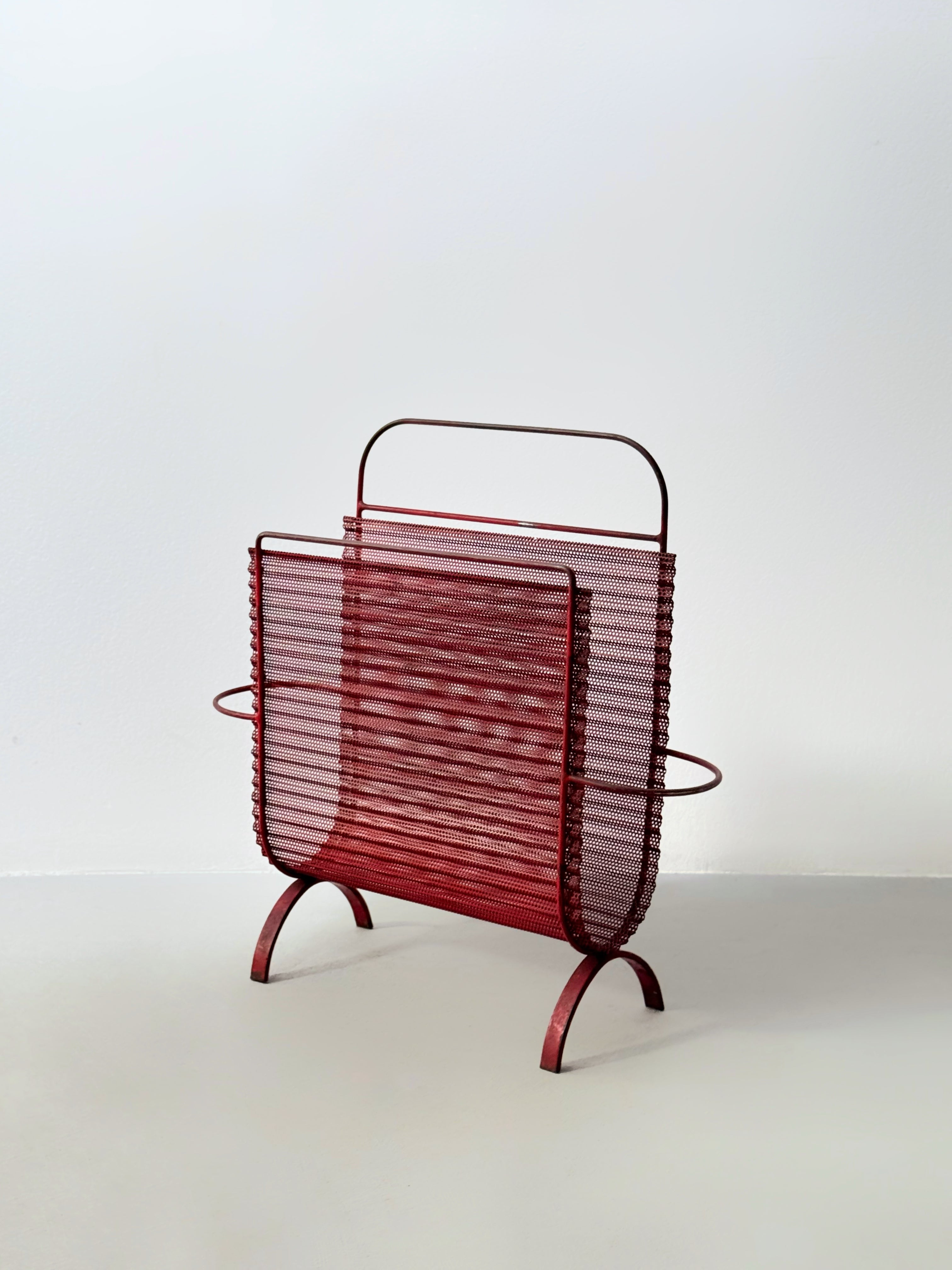 Magazine Holder by Mathieu Matégot for Atelier Matégot