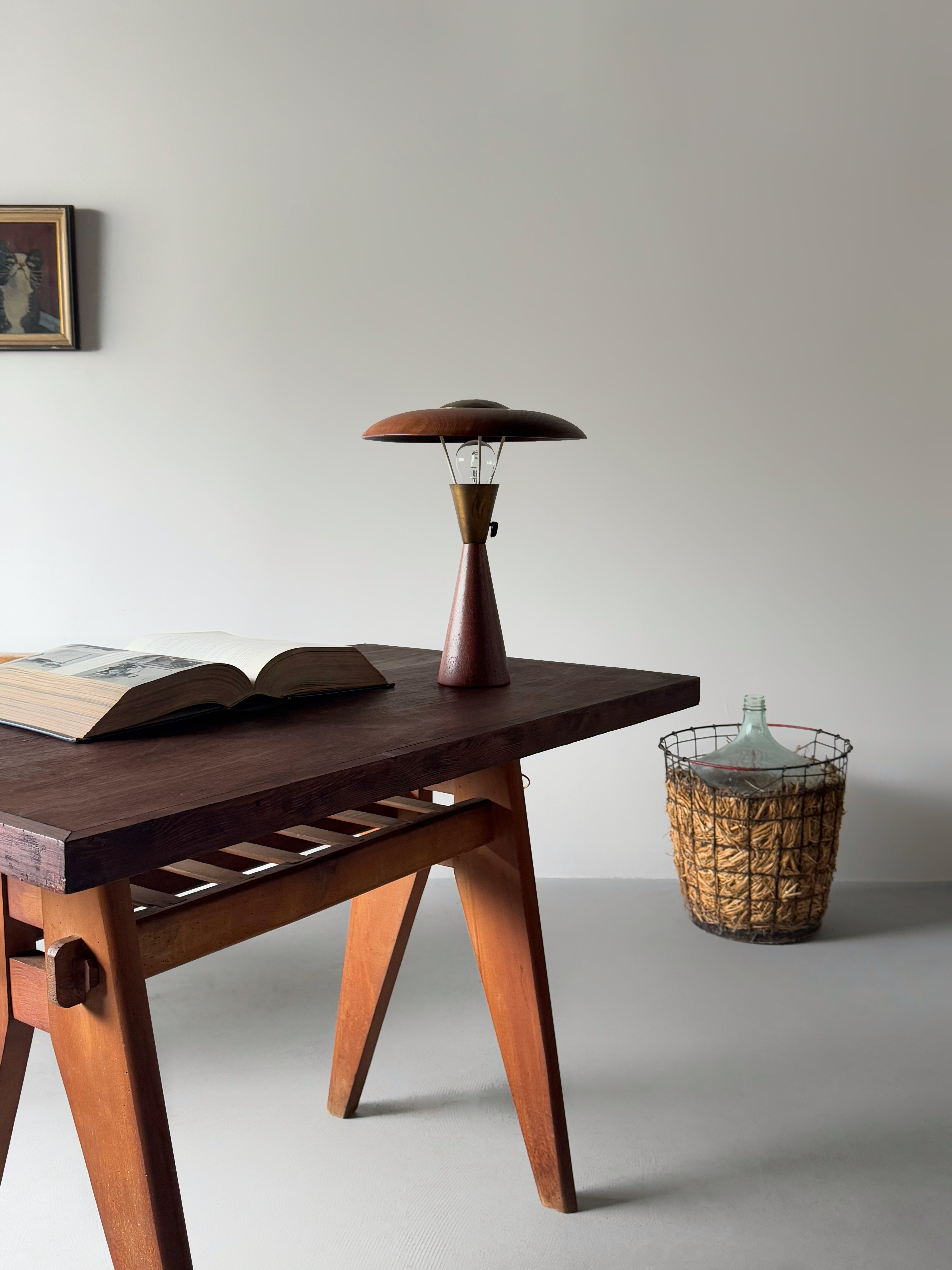 French Midcentury Cafeteria Table 1950