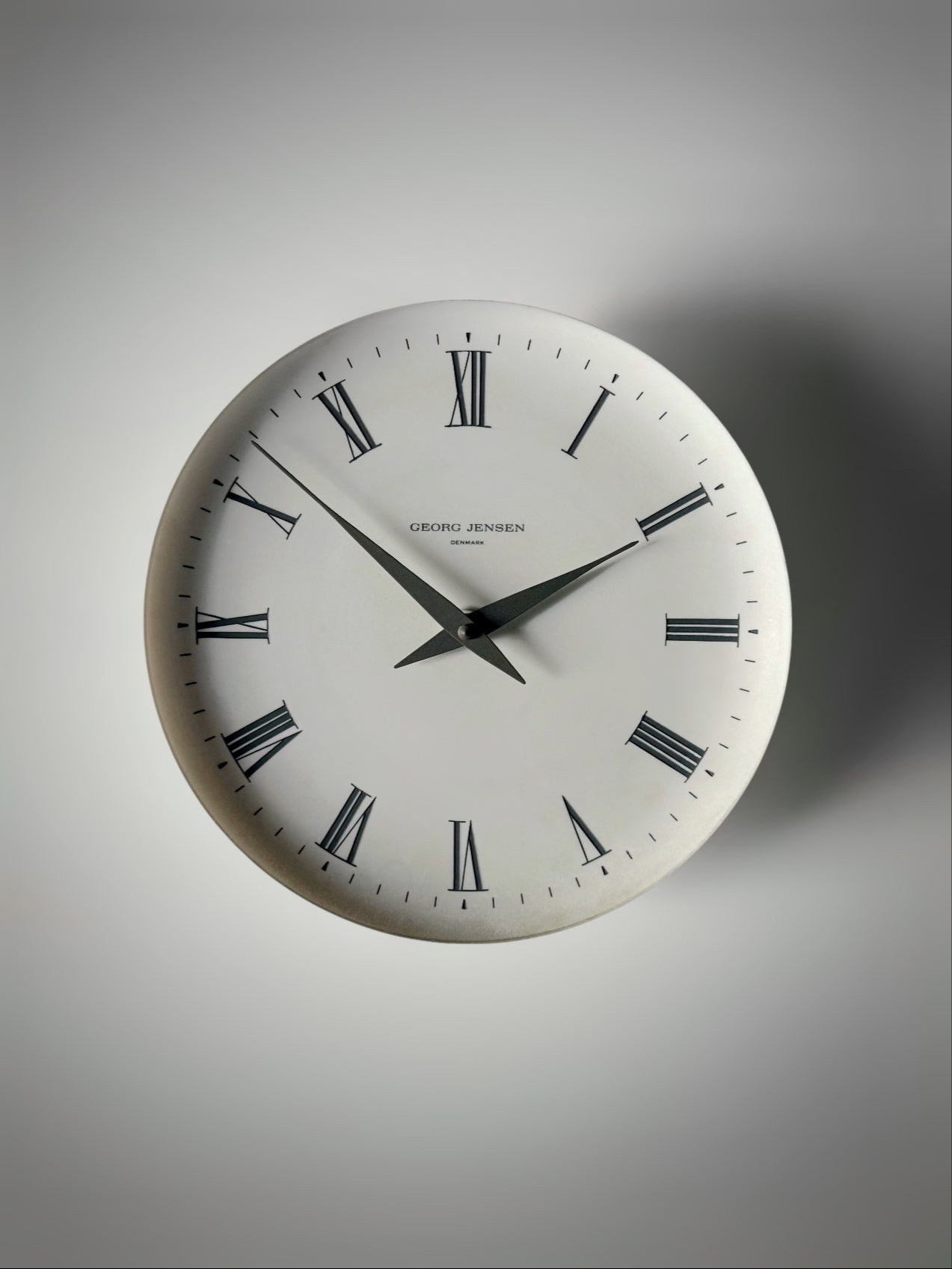 Wall clock by Henning Koppel for Georg Jensen, Denmark 1960s