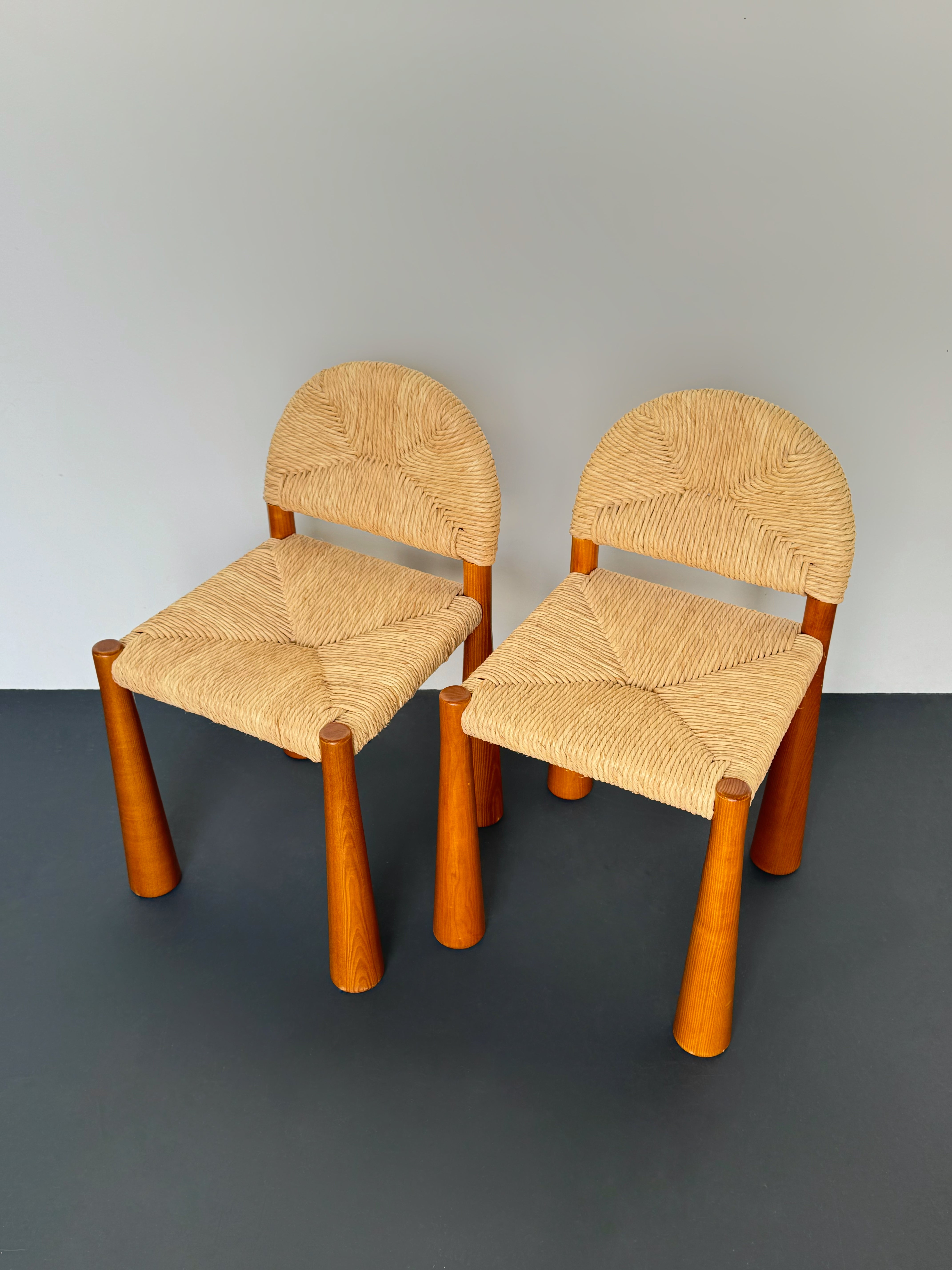 Toscanolla Dining Chairs by Alessandro Becchi for Giovanetti