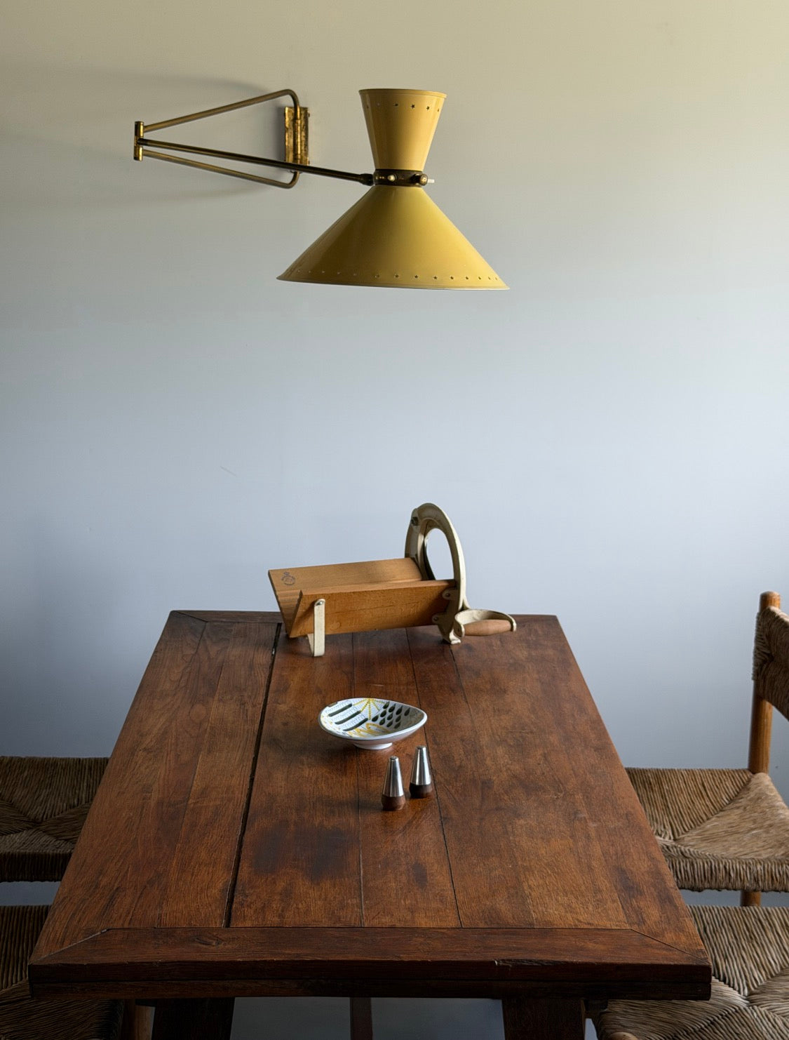 Diabolo Wall Light by René Mathieu for Maison Lunel, 1950s