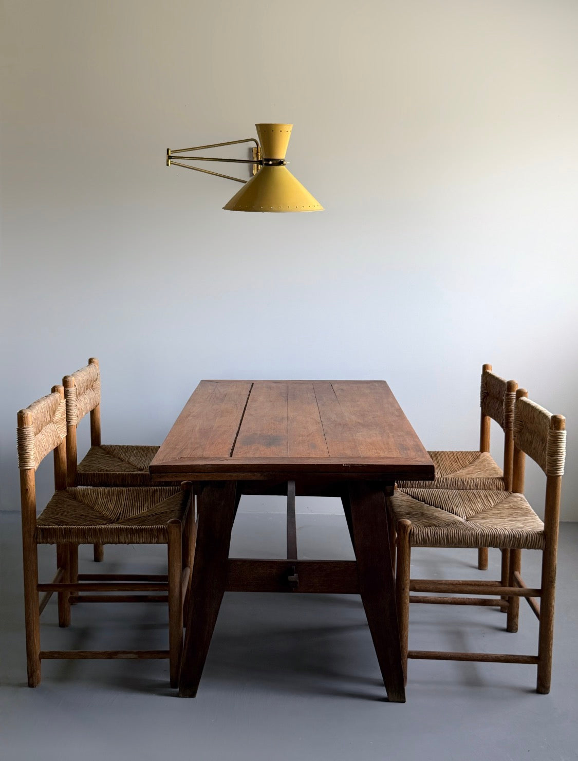 Diabolo Wall Light by René Mathieu for Maison Lunel, 1950s