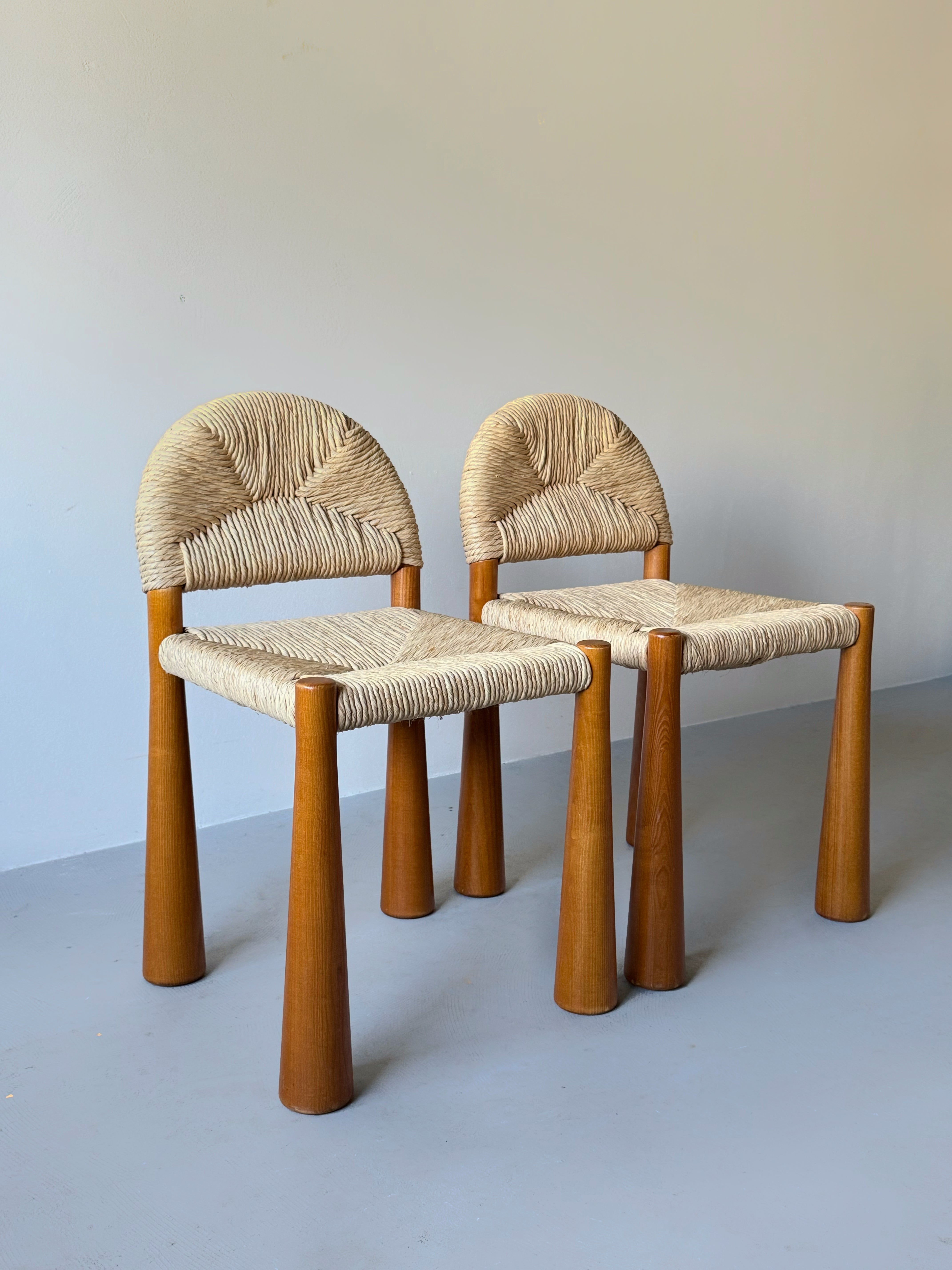 Toscanolla Dining Chairs by Alessandro Becchi for Giovanetti