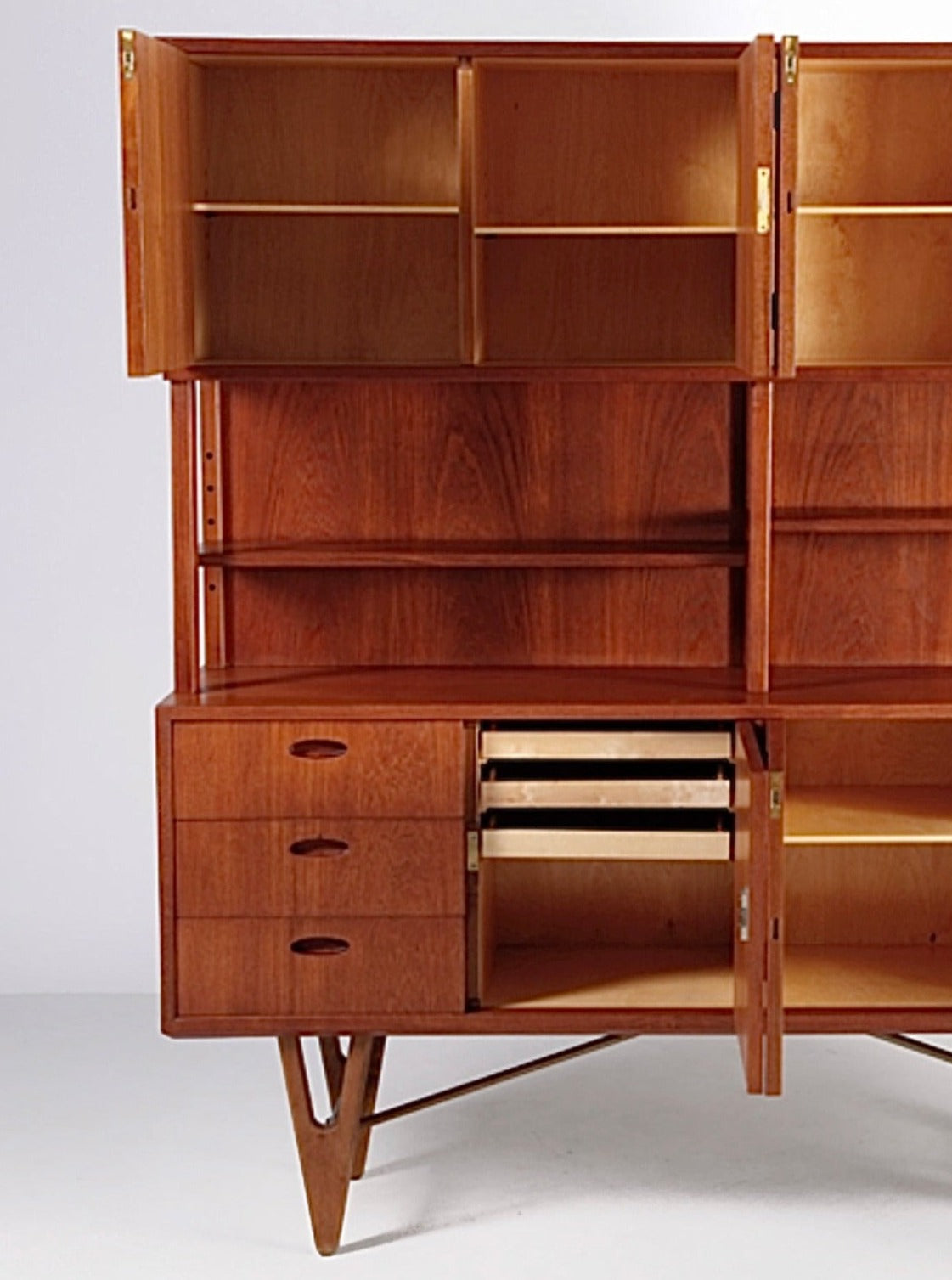 Highboard in teak by Kurt Østervig