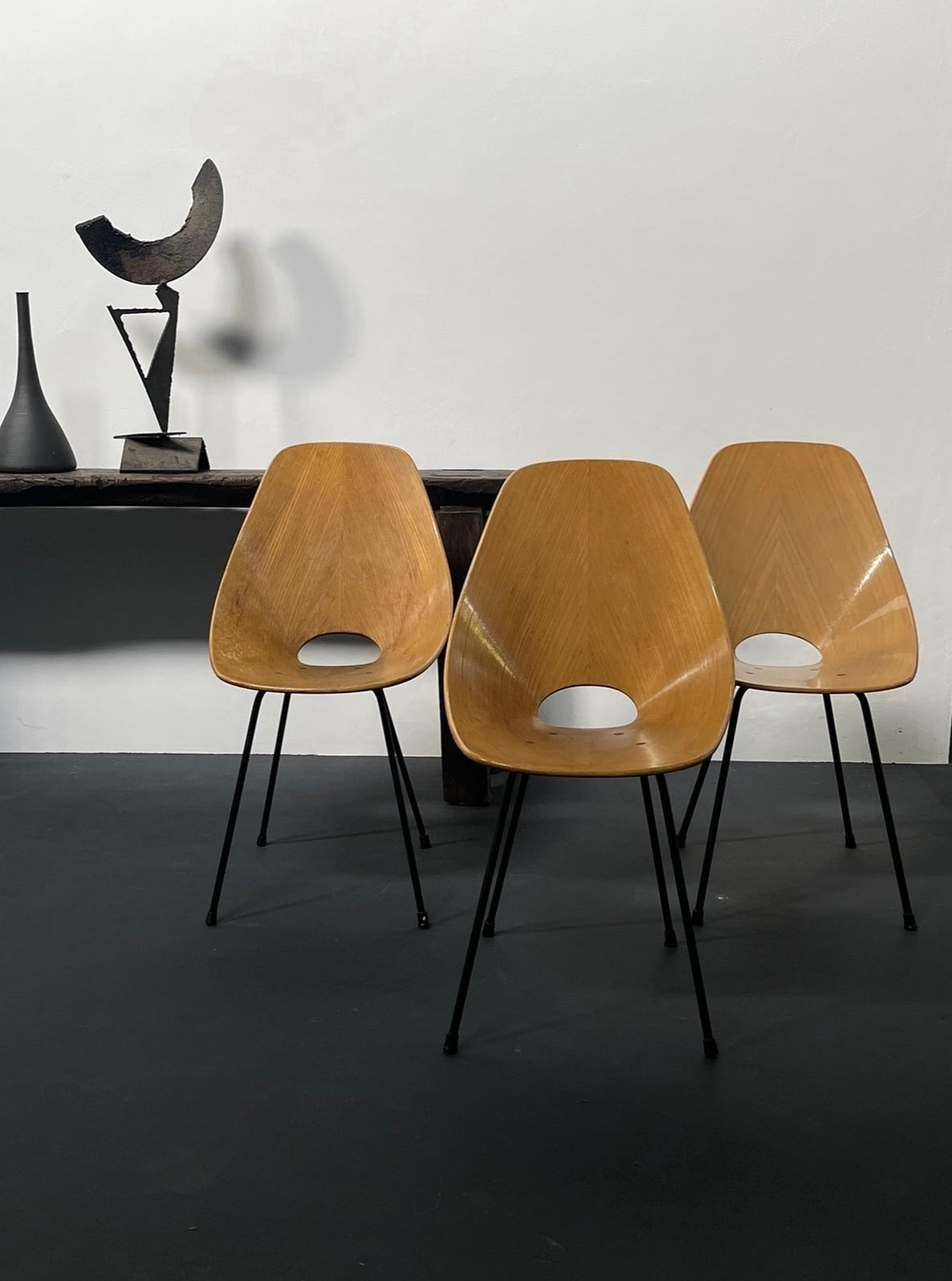 Set of 4 Medea chair by Vittorio Nobili