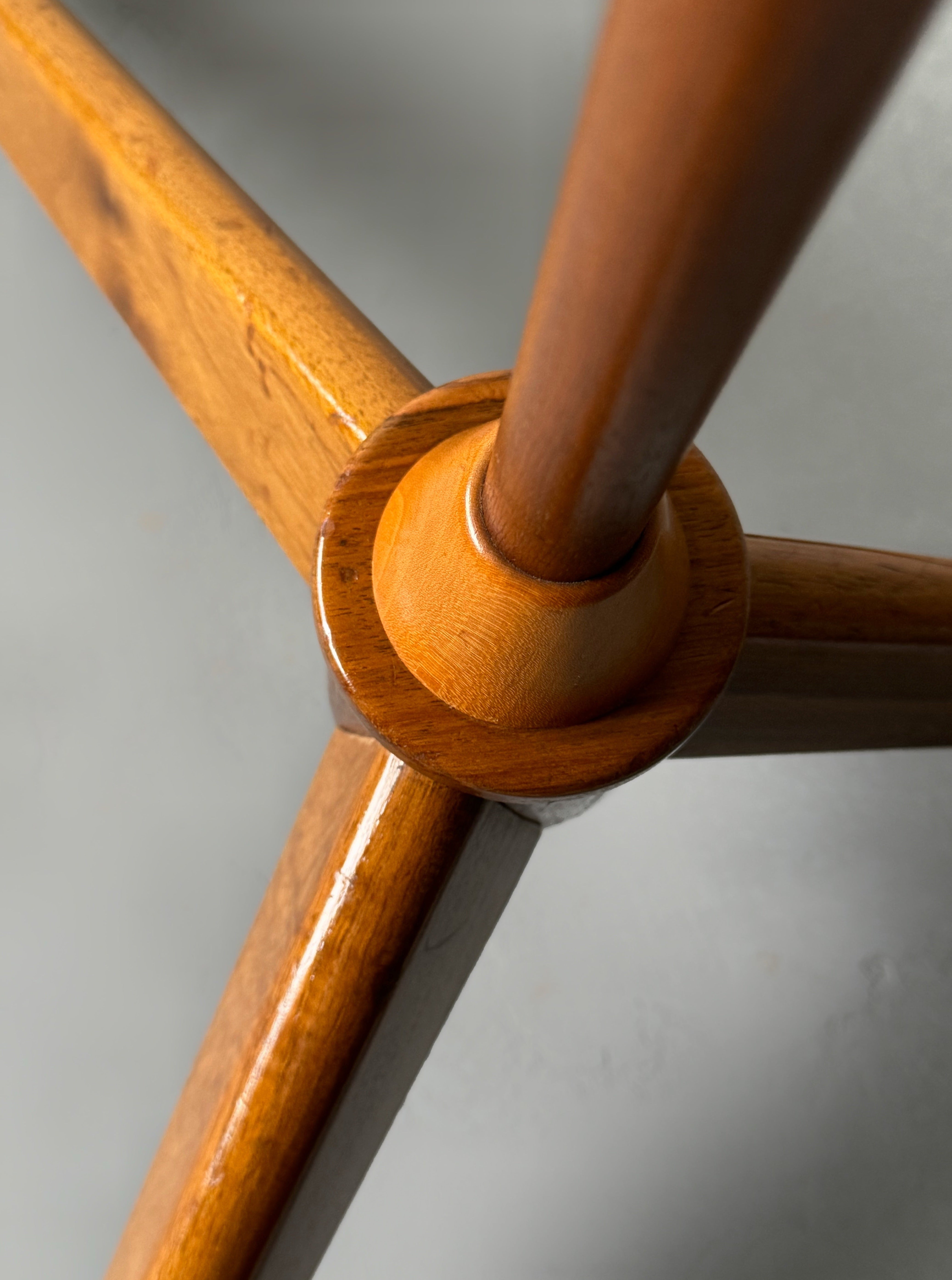 Floor lamp with cord shade manufactured by Temde Leuchten