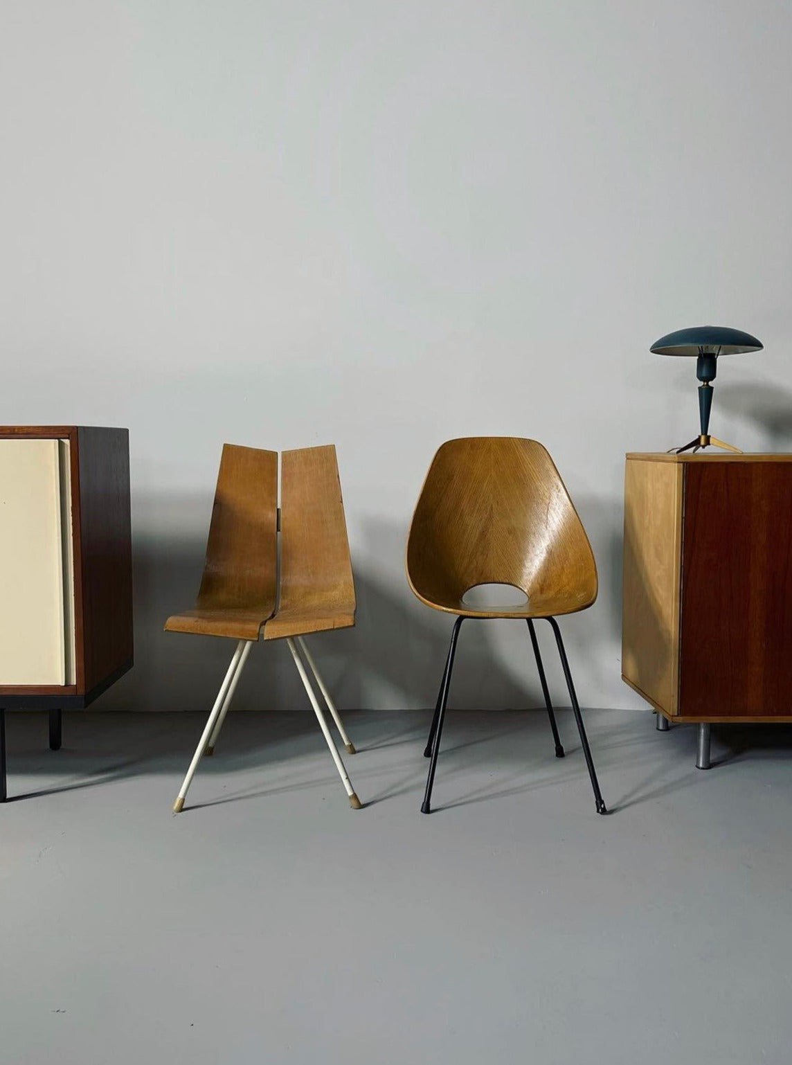 Set of 4 Medea chair by Vittorio Nobili