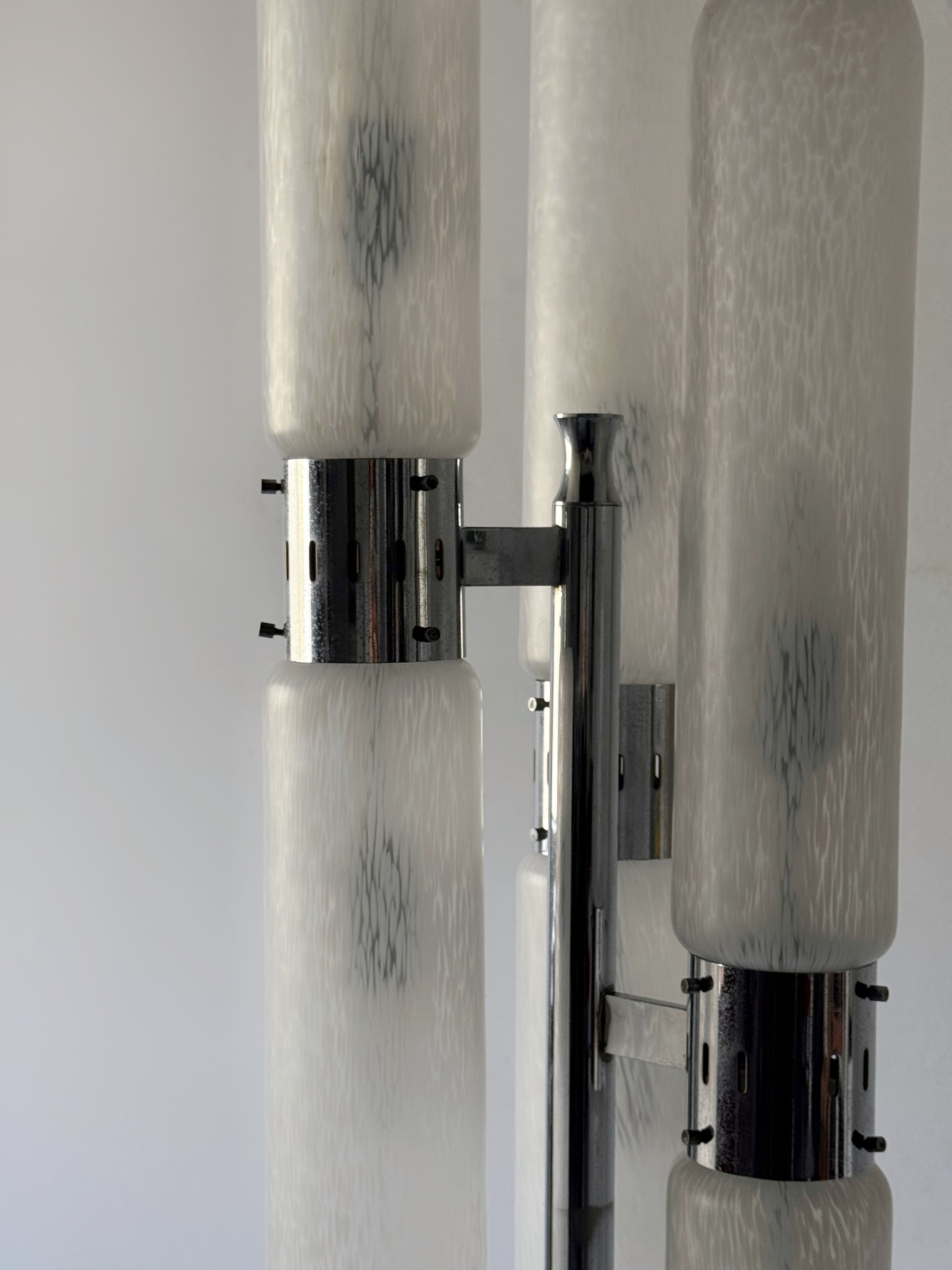 Murano Glass Floor Lamp by Aldo Nason for Mazzega, Italy 1970