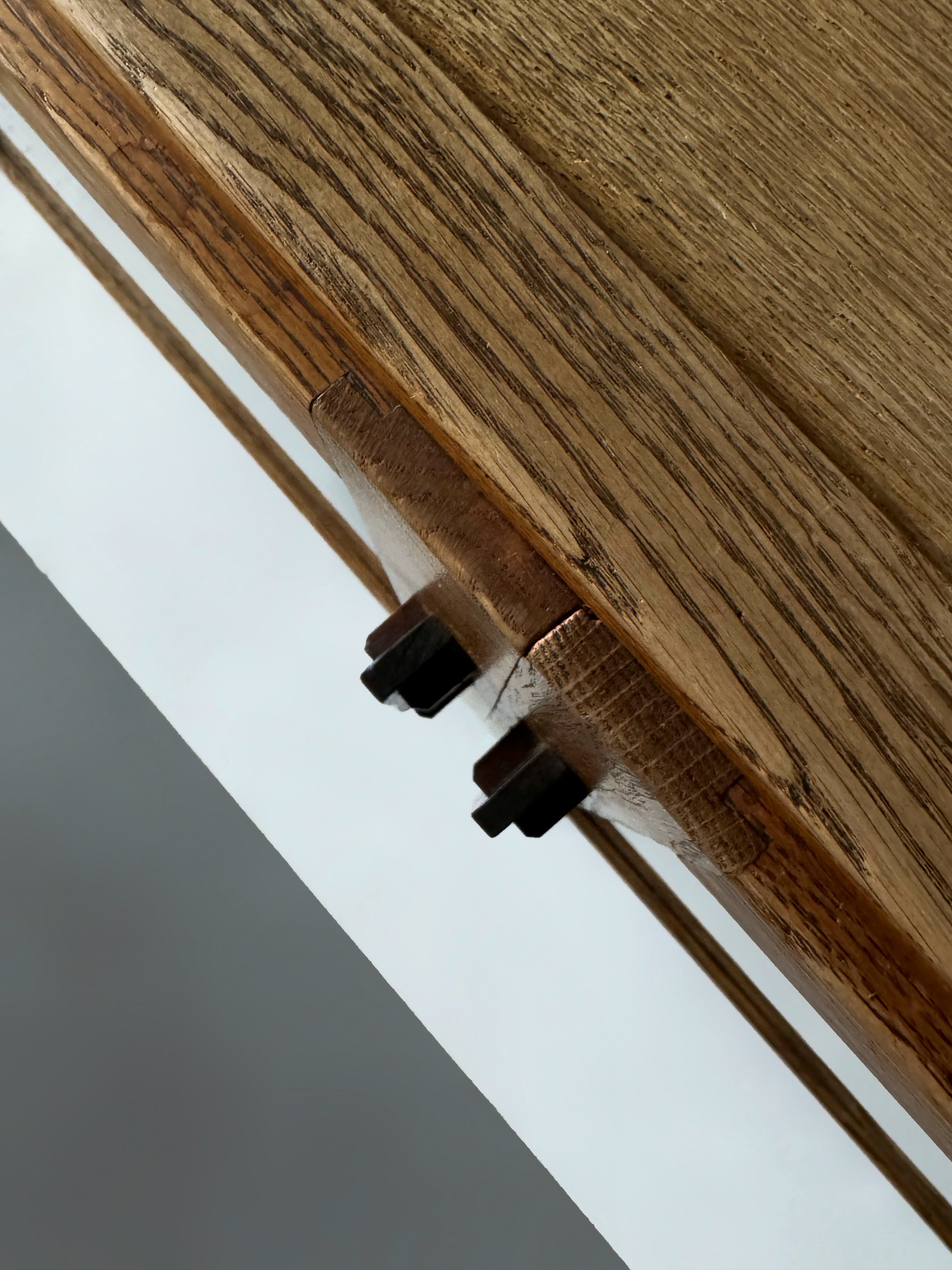 The Hague School / Art Deco Display Cabinet in Oak, The Netherland 1930s