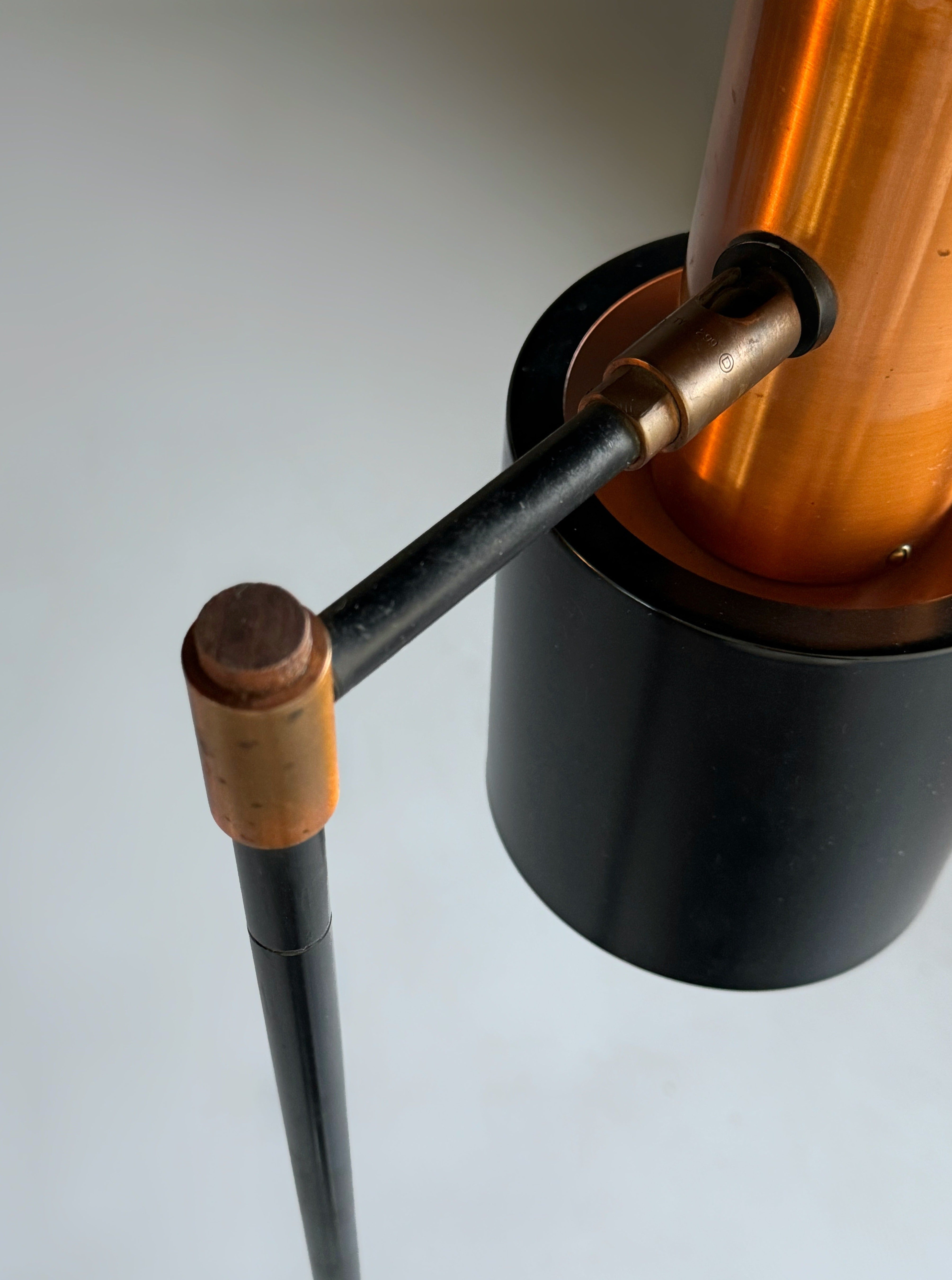 Floor Lamp "Studio" designed by Jo Hammerborg for Fog & Mørup