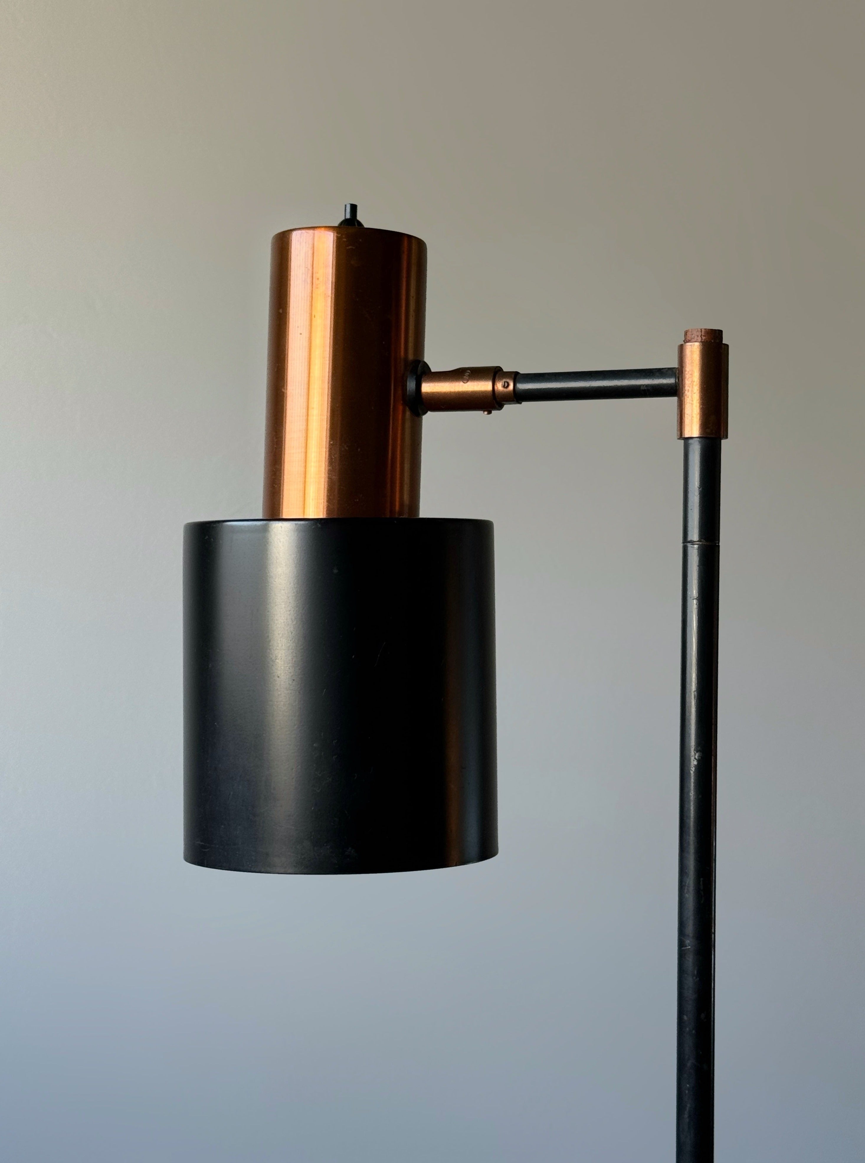 Floor Lamp "Studio" designed by Jo Hammerborg for Fog & Mørup