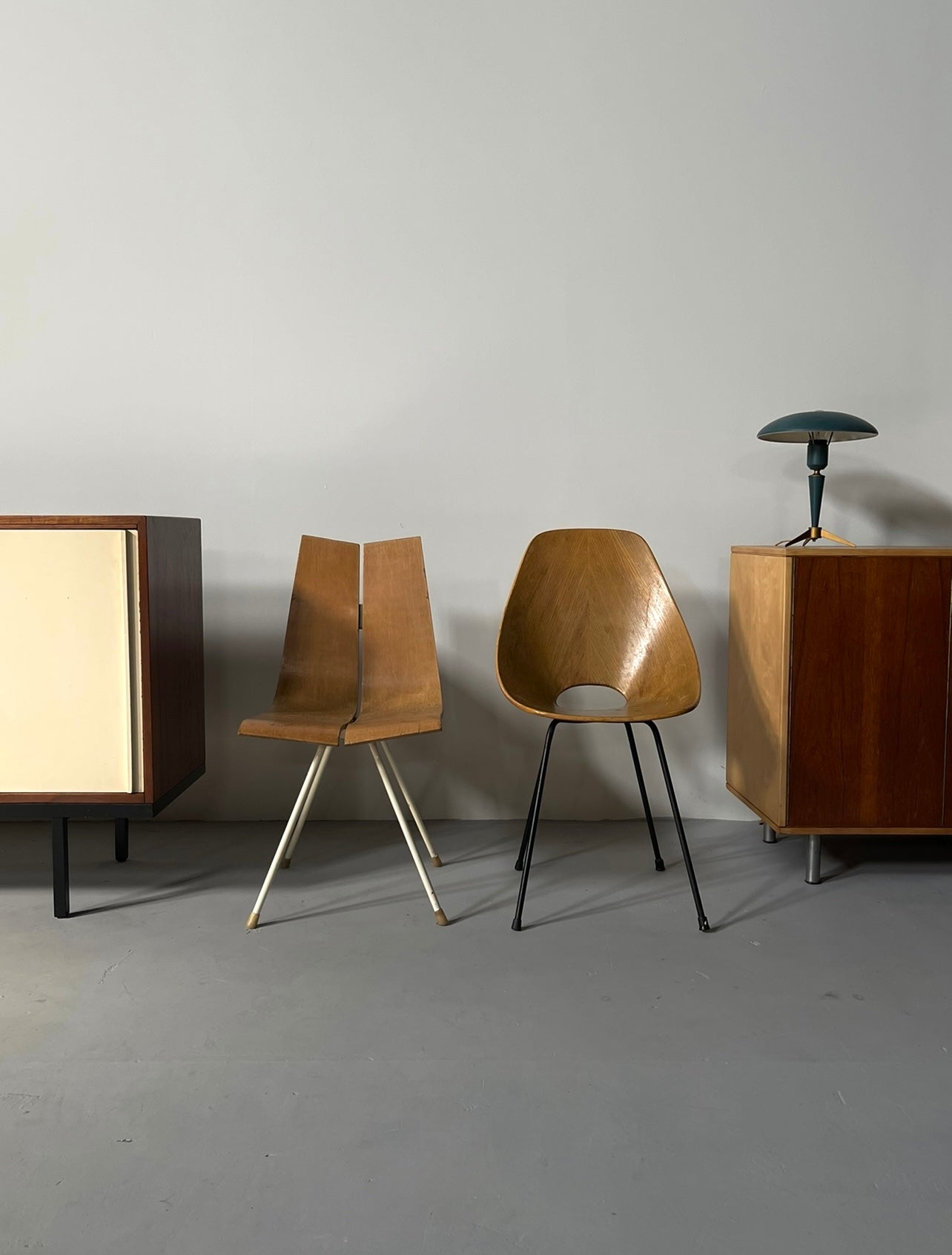 Set of 4 Medea chair by Vittorio Nobili