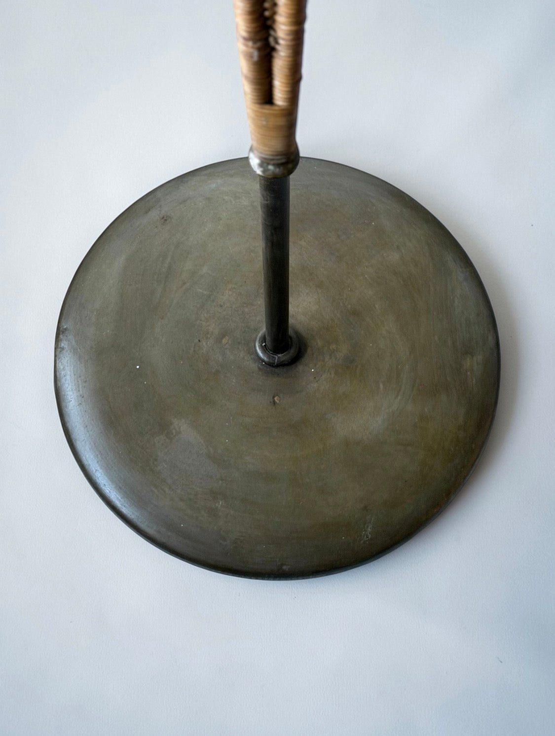 Sculptural Coat Stand in Rattan and Iron, Netherlands 1950s–60s