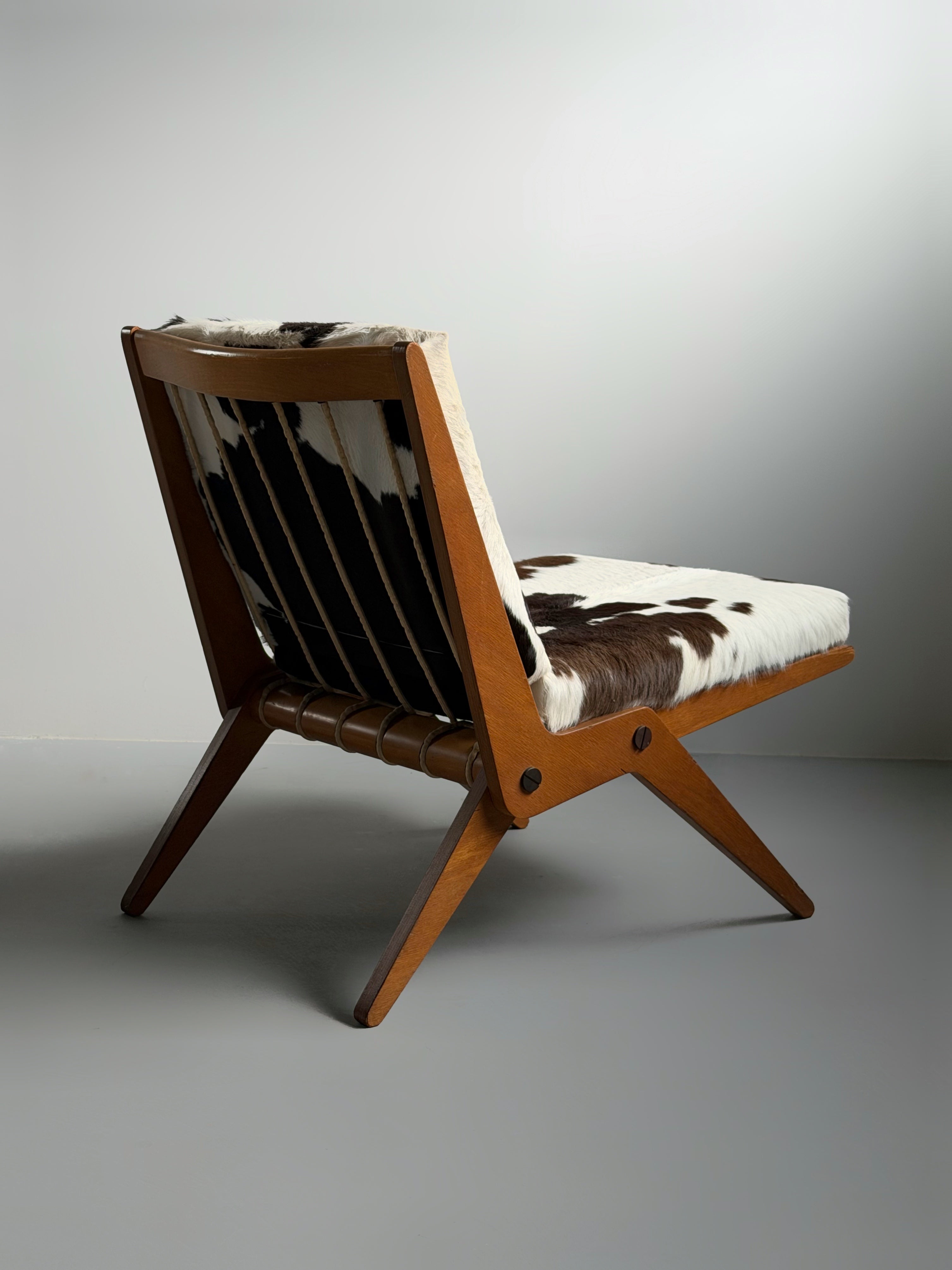Scissor chair by Hans Mitzlaff & Albrecht Lange for Eugen Schmidt, Germany1950s
