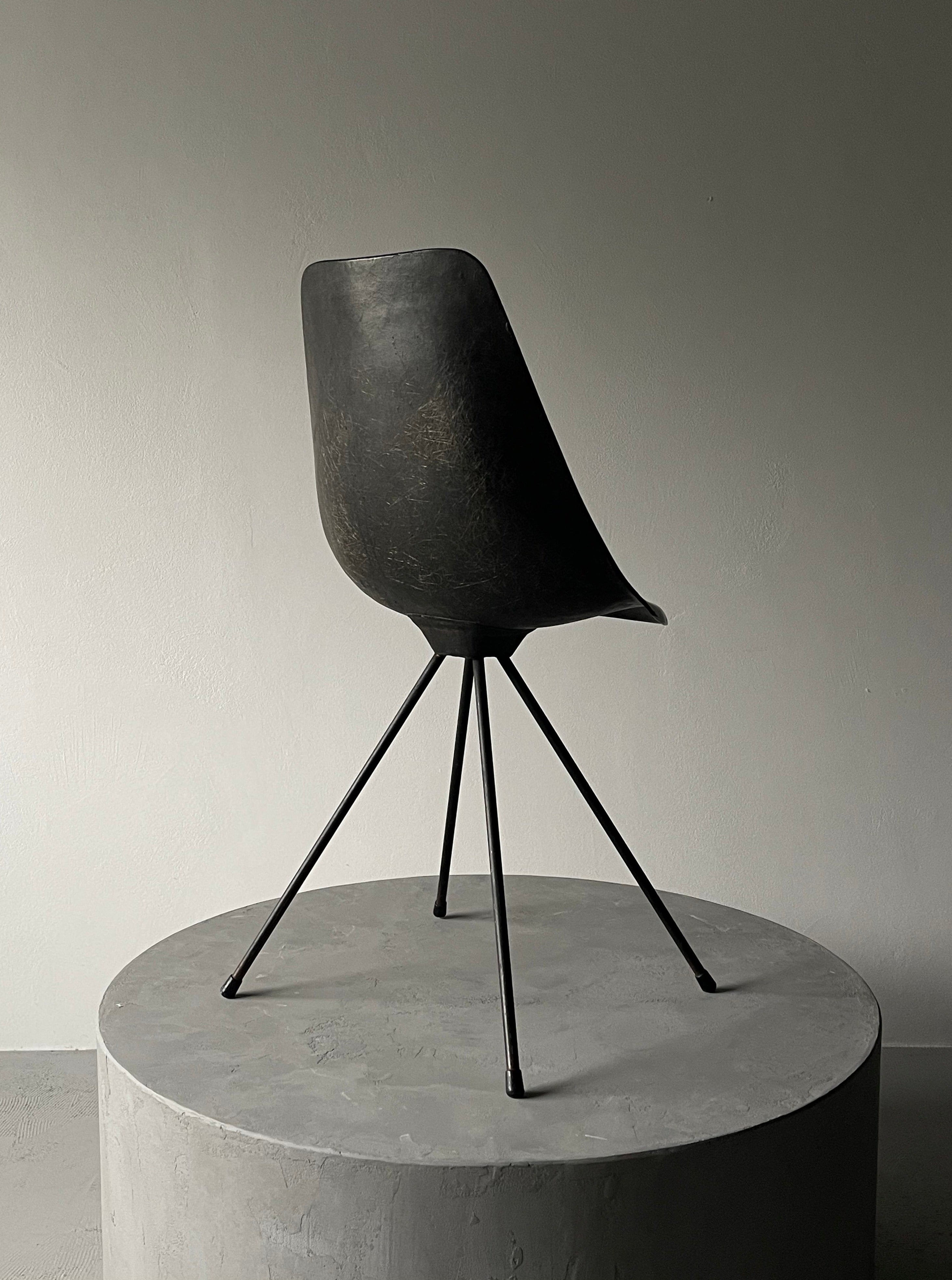 Fiberglass Chair by Jean-René Picard