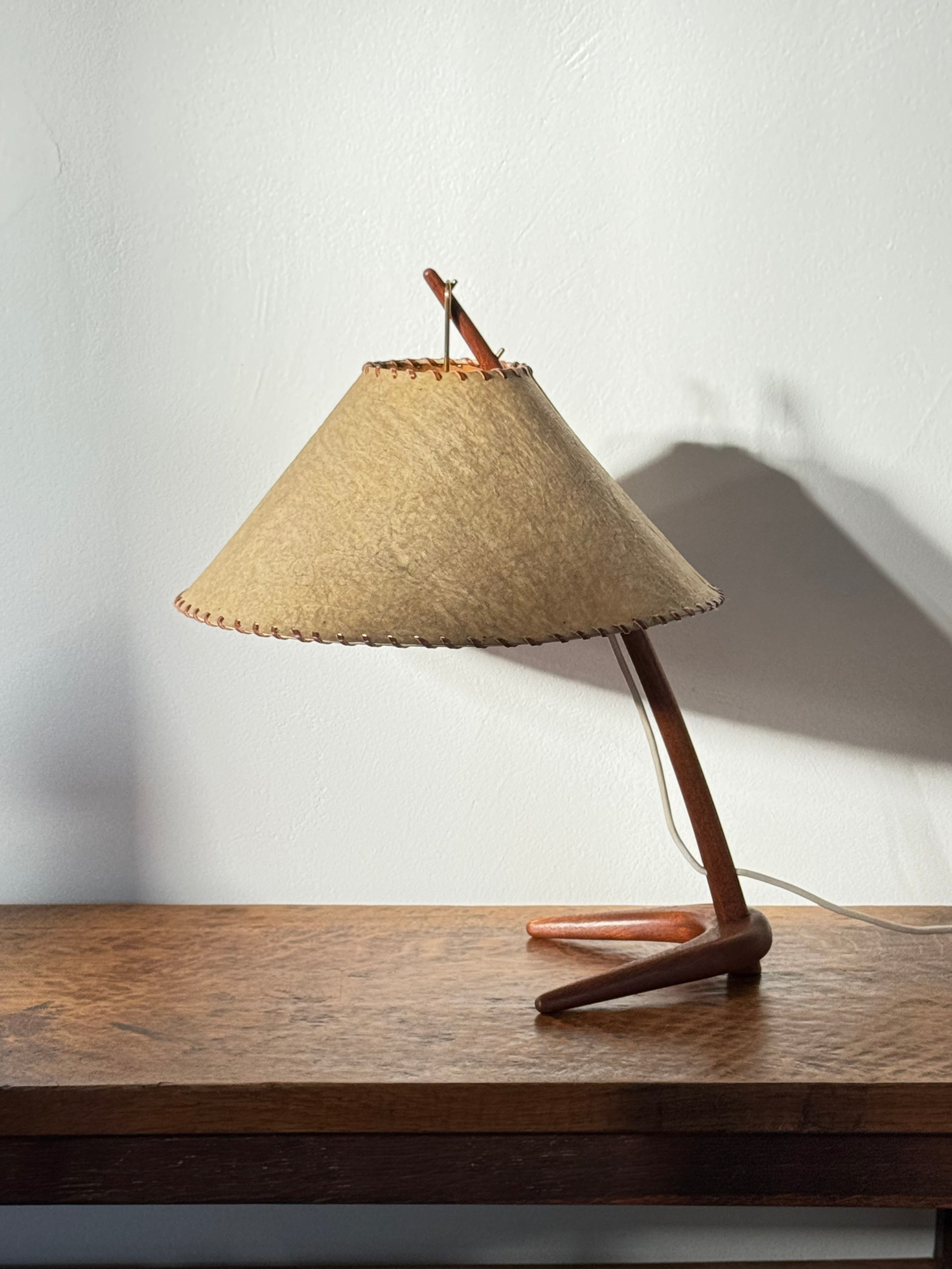 Table Lamps "Dornstab" by J.T. Kalmar For Kalmar Werkstatten Austria 1947