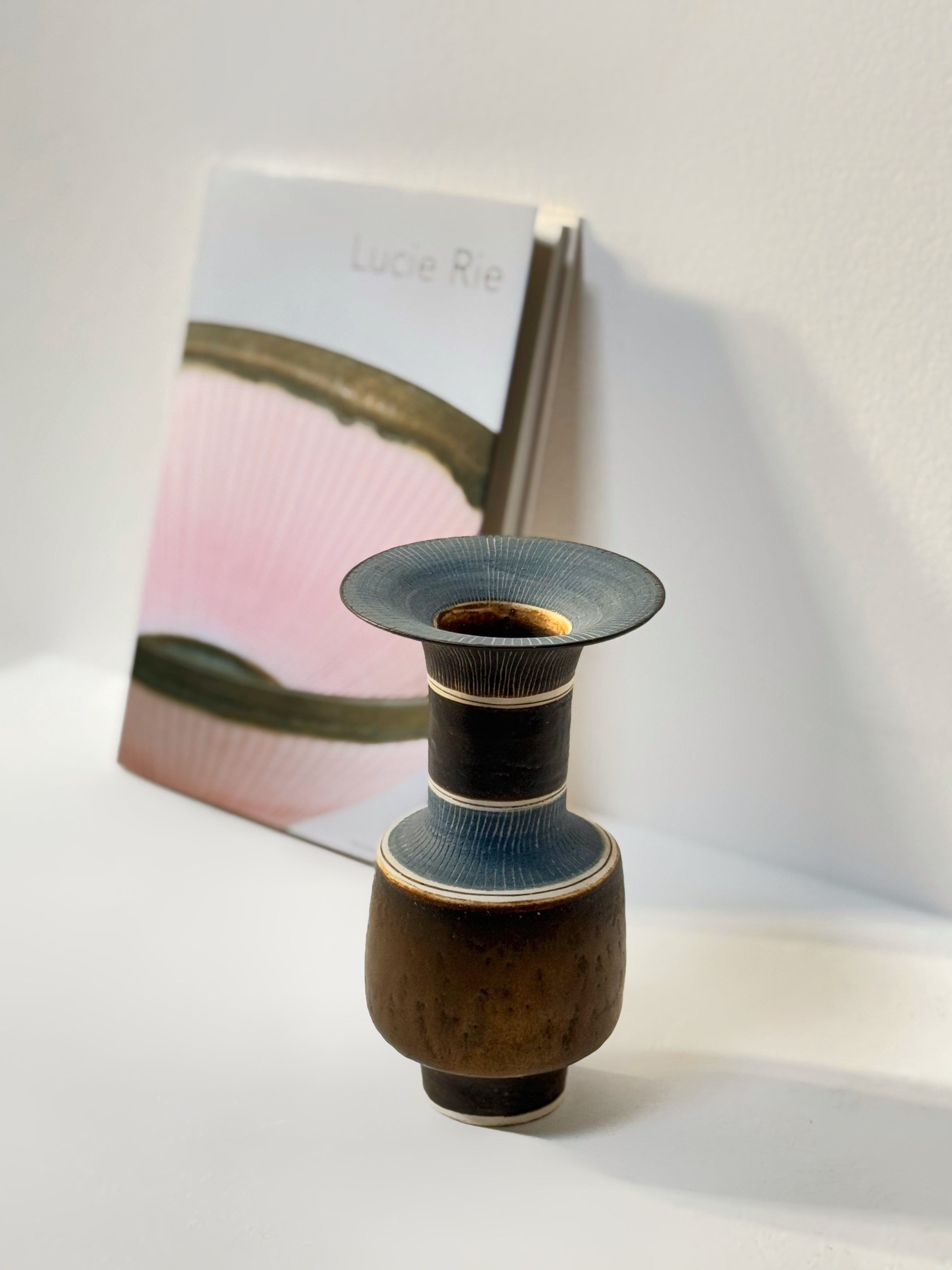 Vase with Flaring Rim by Lucie Rie