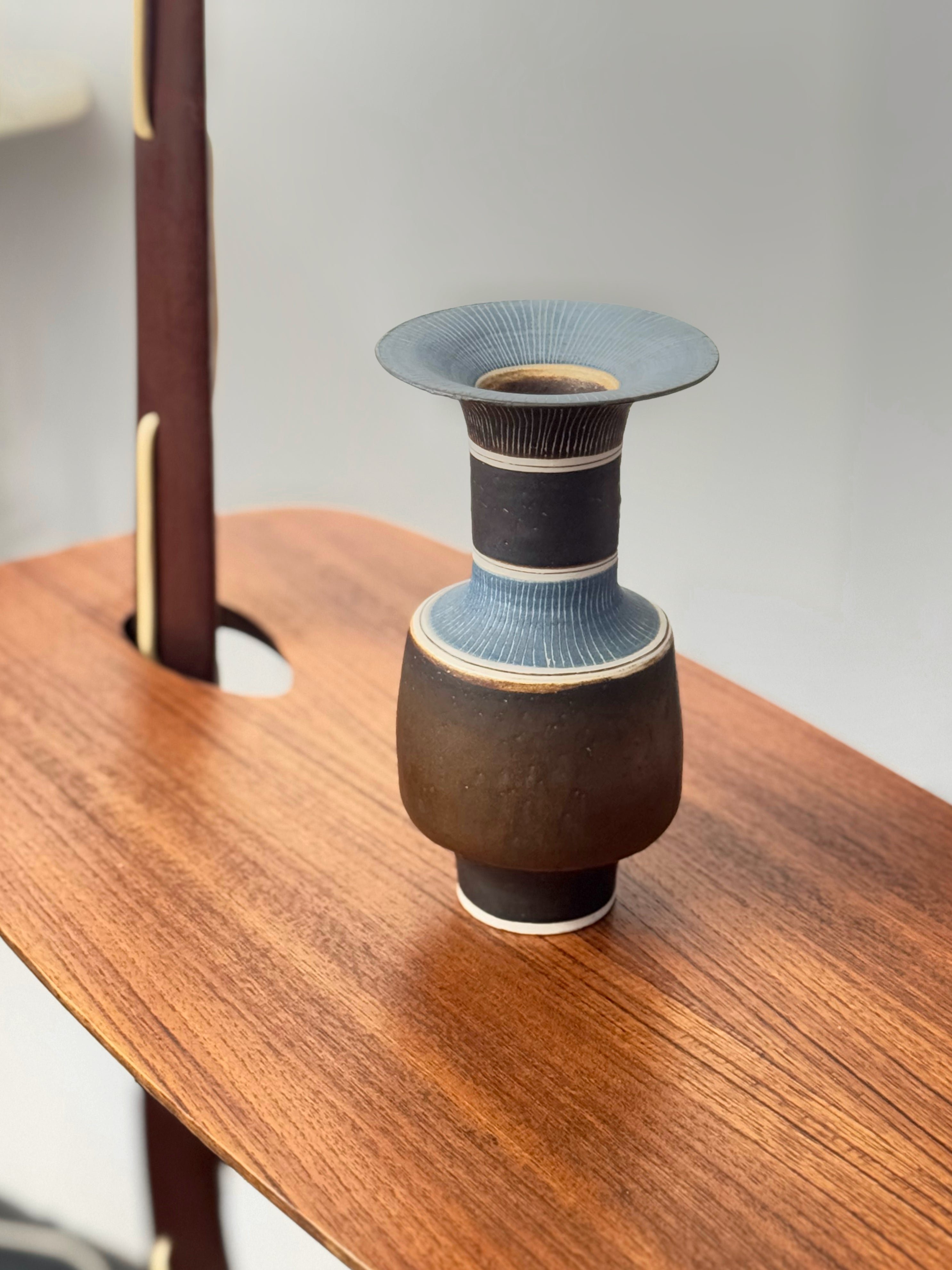 Vase with Flaring Rim by Lucie Rie