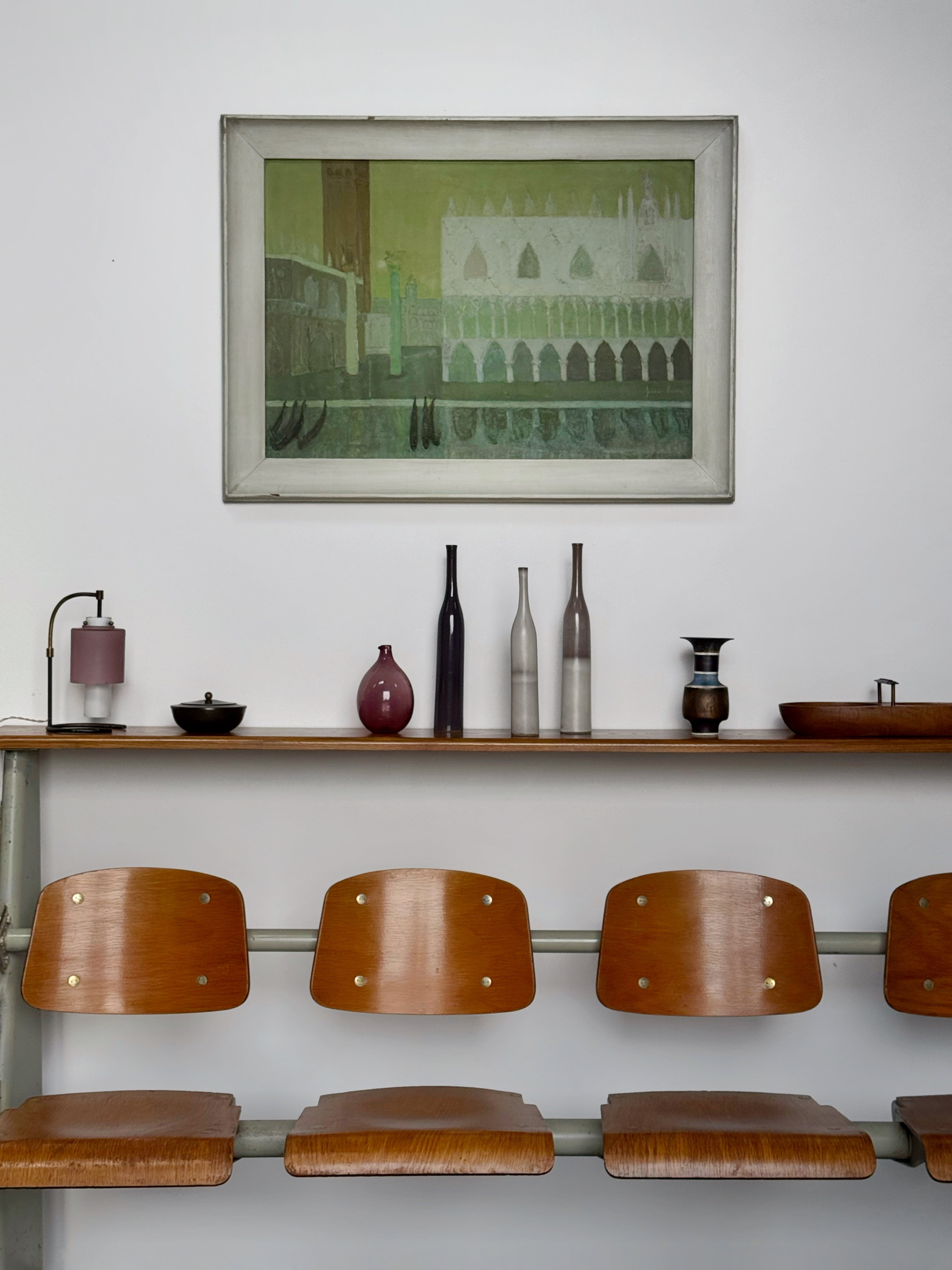 Vase with Flaring Rim by Lucie Rie