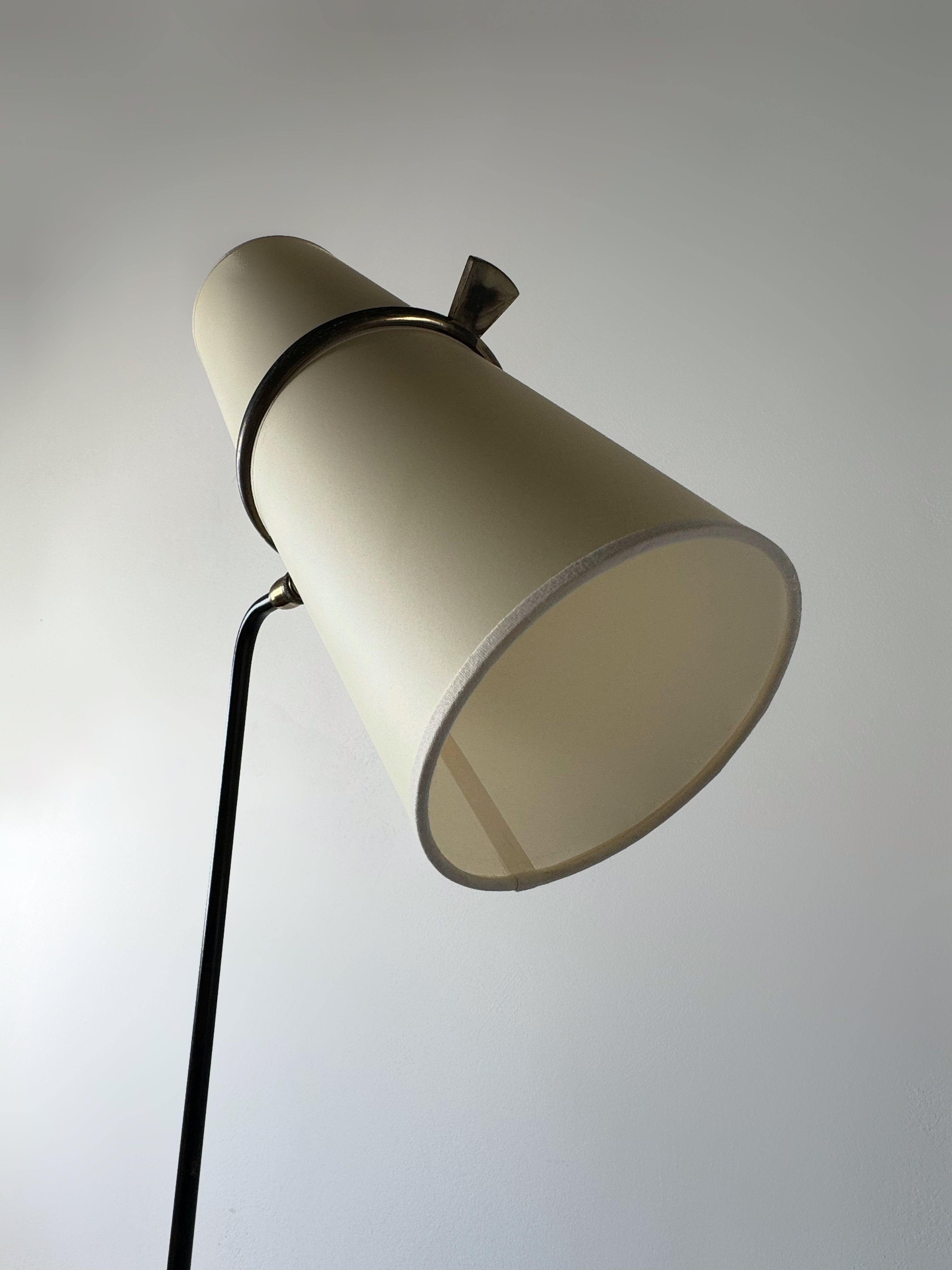 Brass Floor Lamp for Lunel, France 1950s