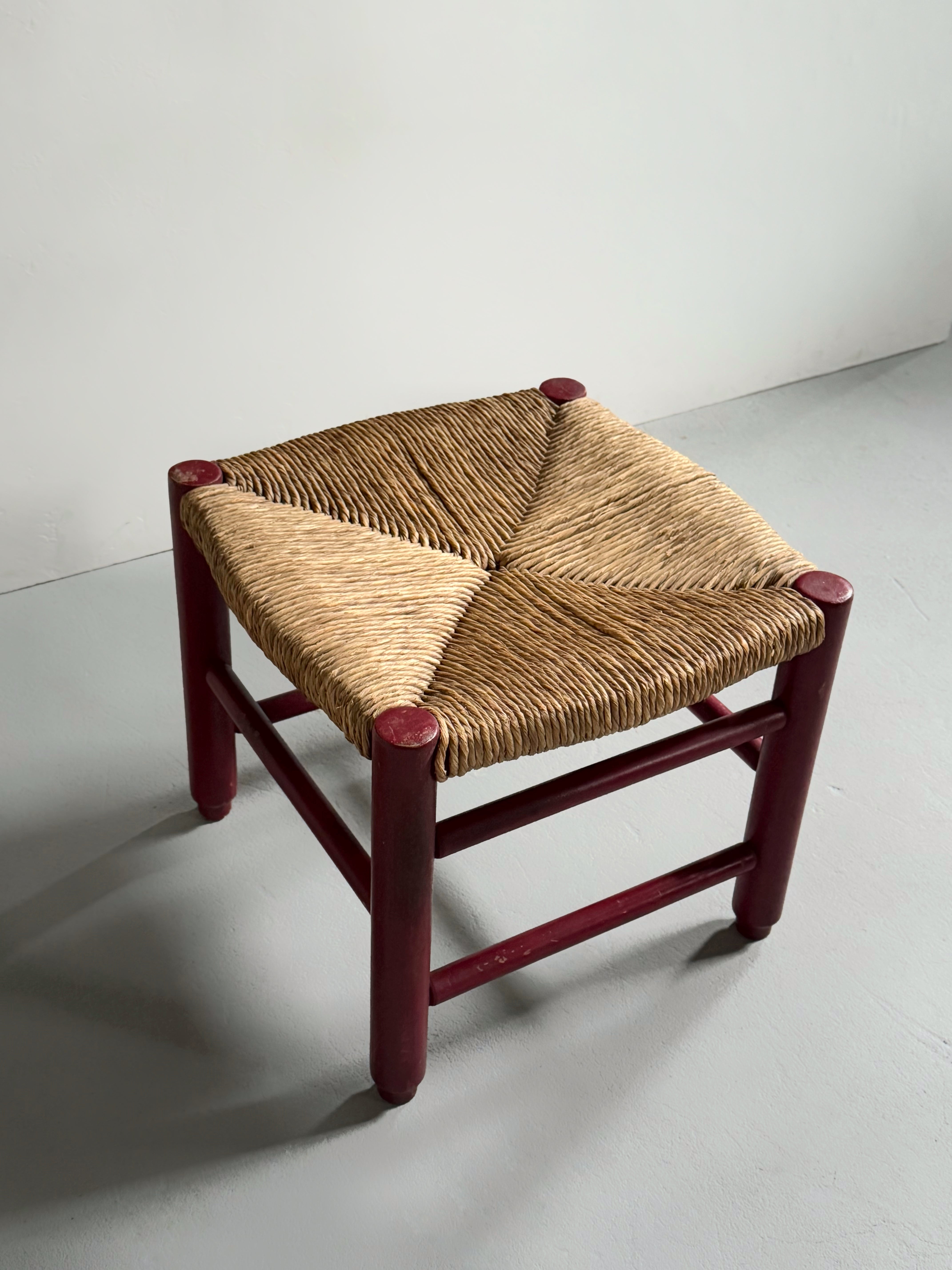 Set of 2 French Rush Stools