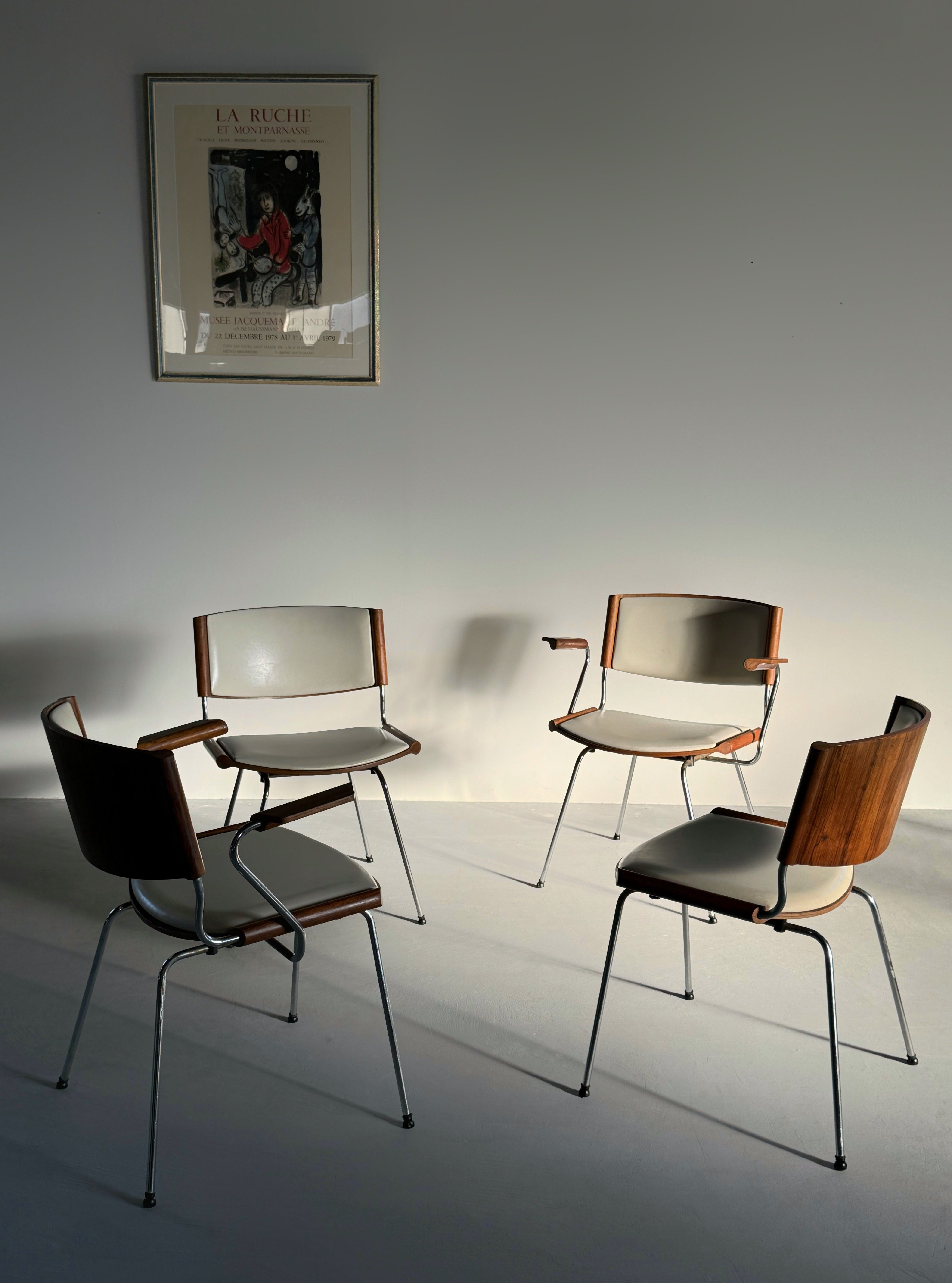 Set of 4 "Badminton" Dining Chairs by Nanna Ditzel for Kolds Savvaerk