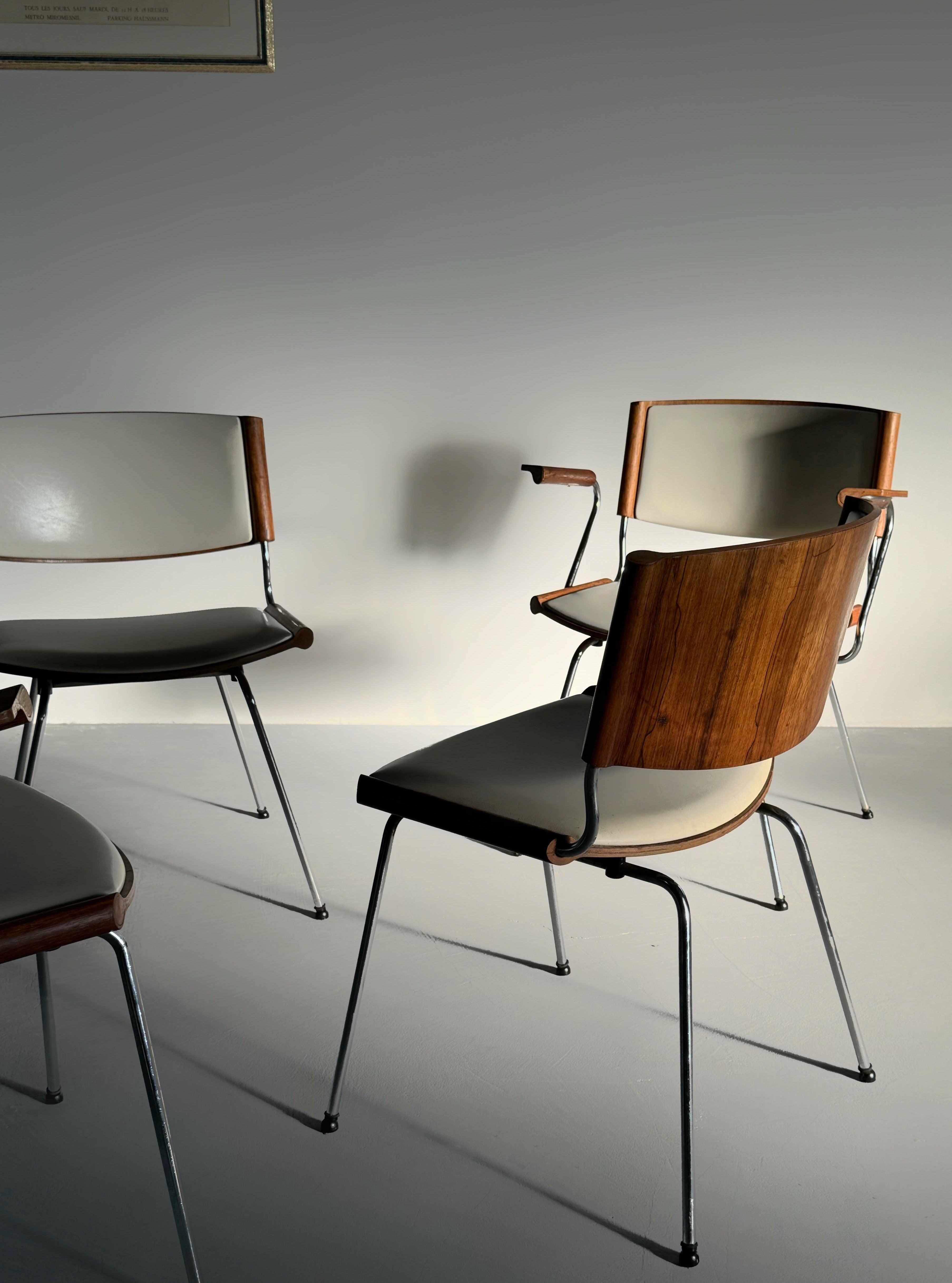 Set of 4 "Badminton" Dining Chairs by Nanna Ditzel for Kolds Savvaerk