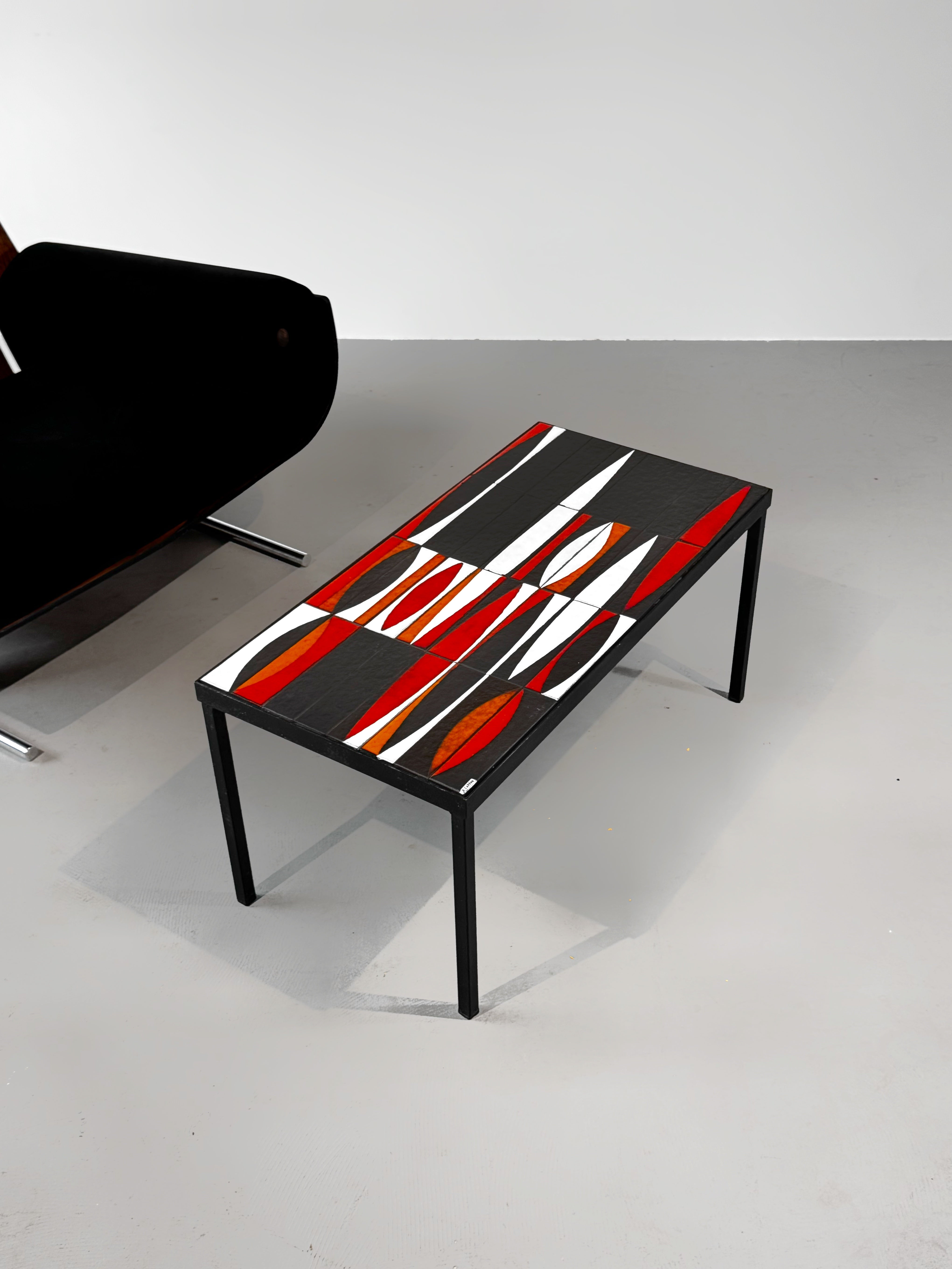 Ceramic Coffee Table by Roger Capron, French, 1960s