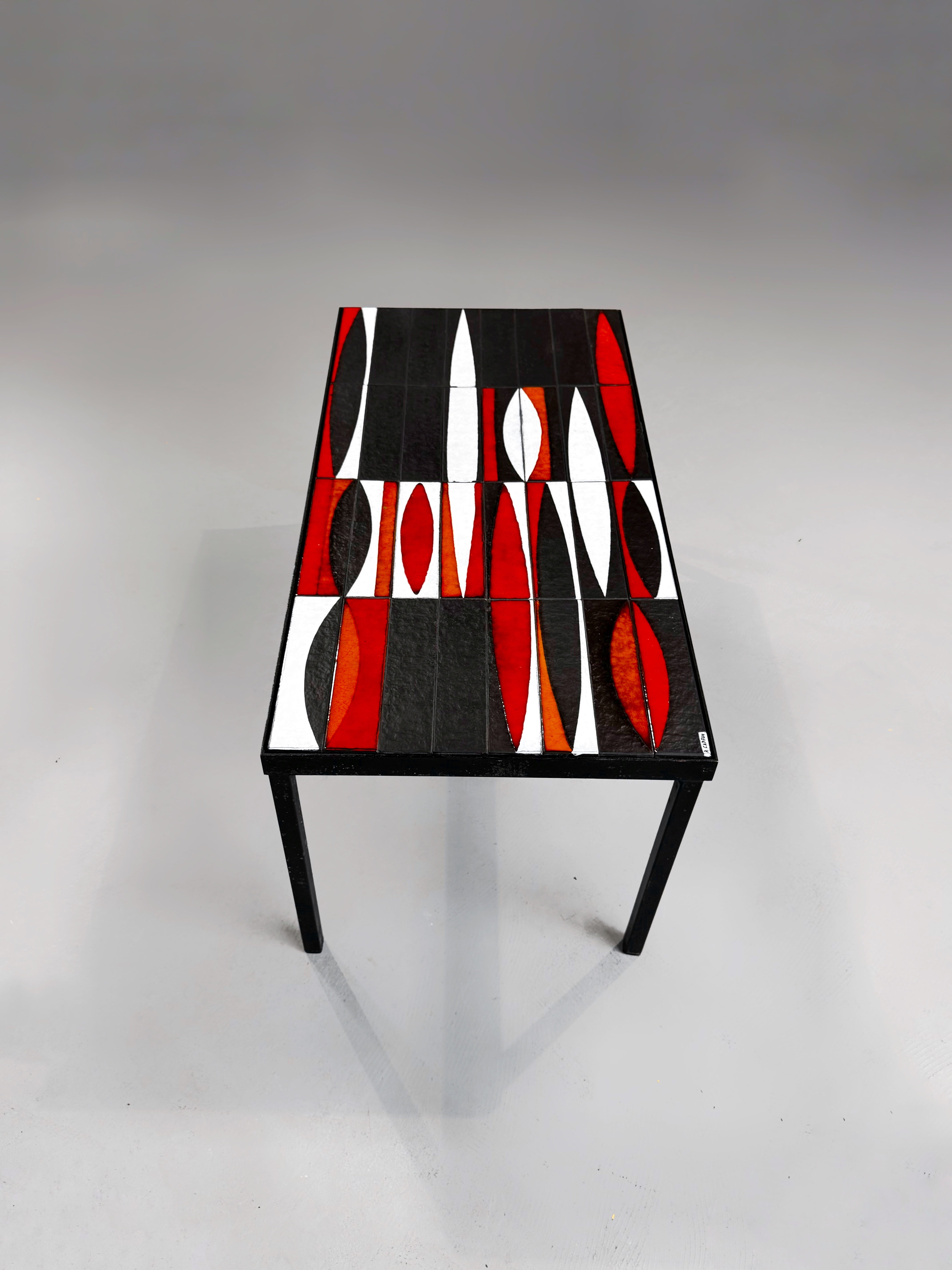 Ceramic Coffee Table by Roger Capron, French, 1960s