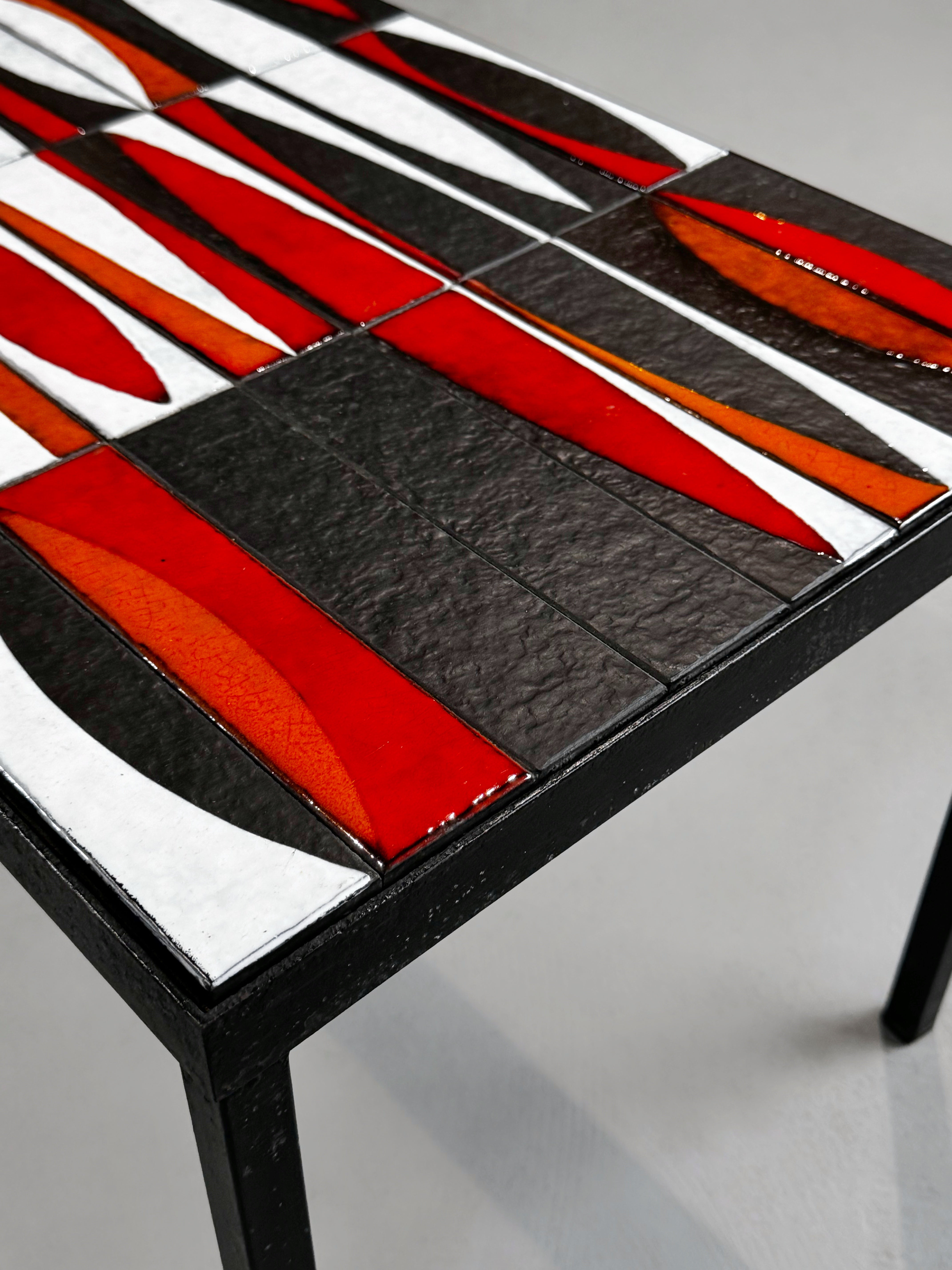Ceramic Coffee Table by Roger Capron, French, 1960s
