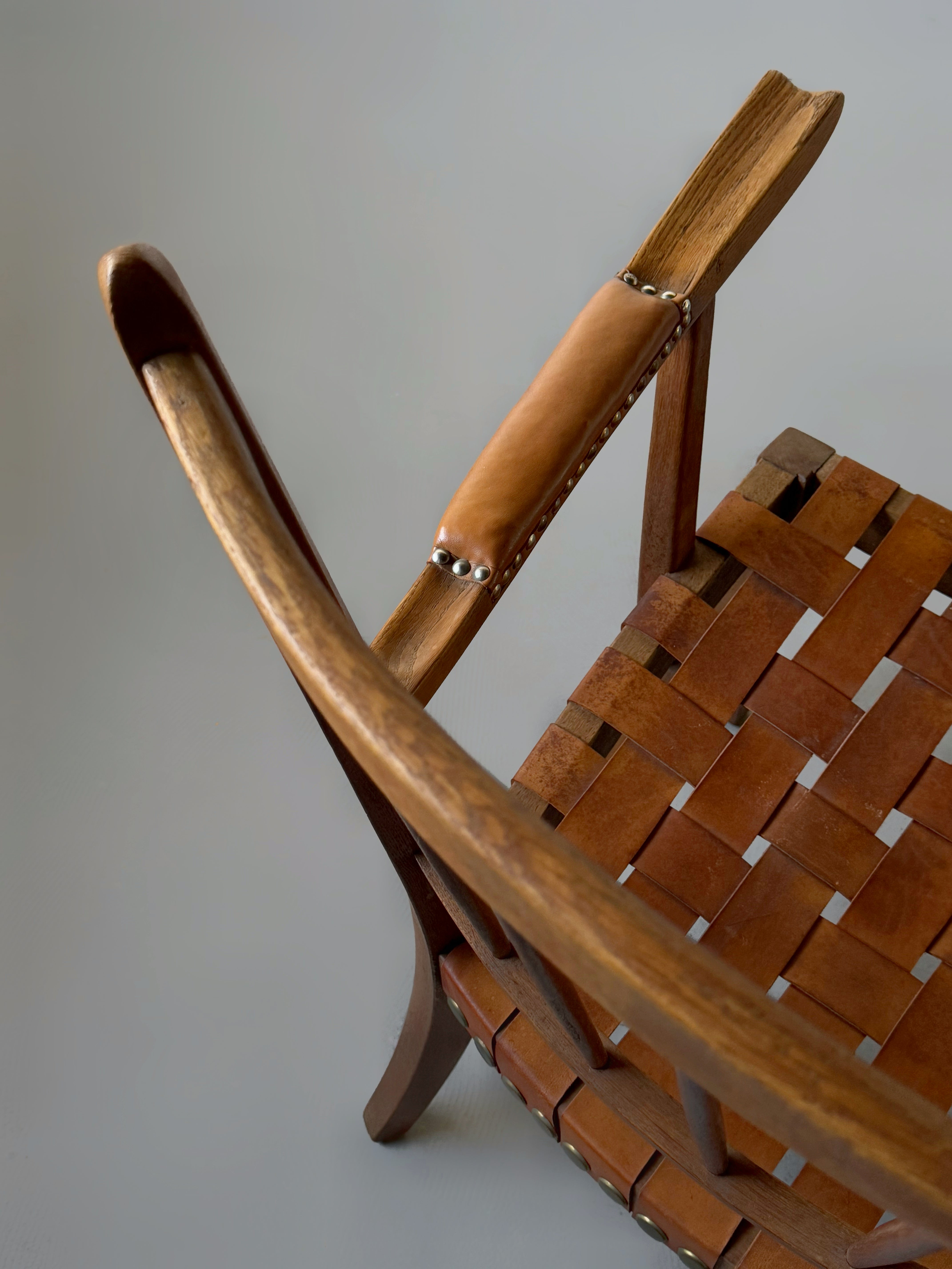Easy Chair by Josef Frank for Firma Svenskt Tenn, Sweden 1930s