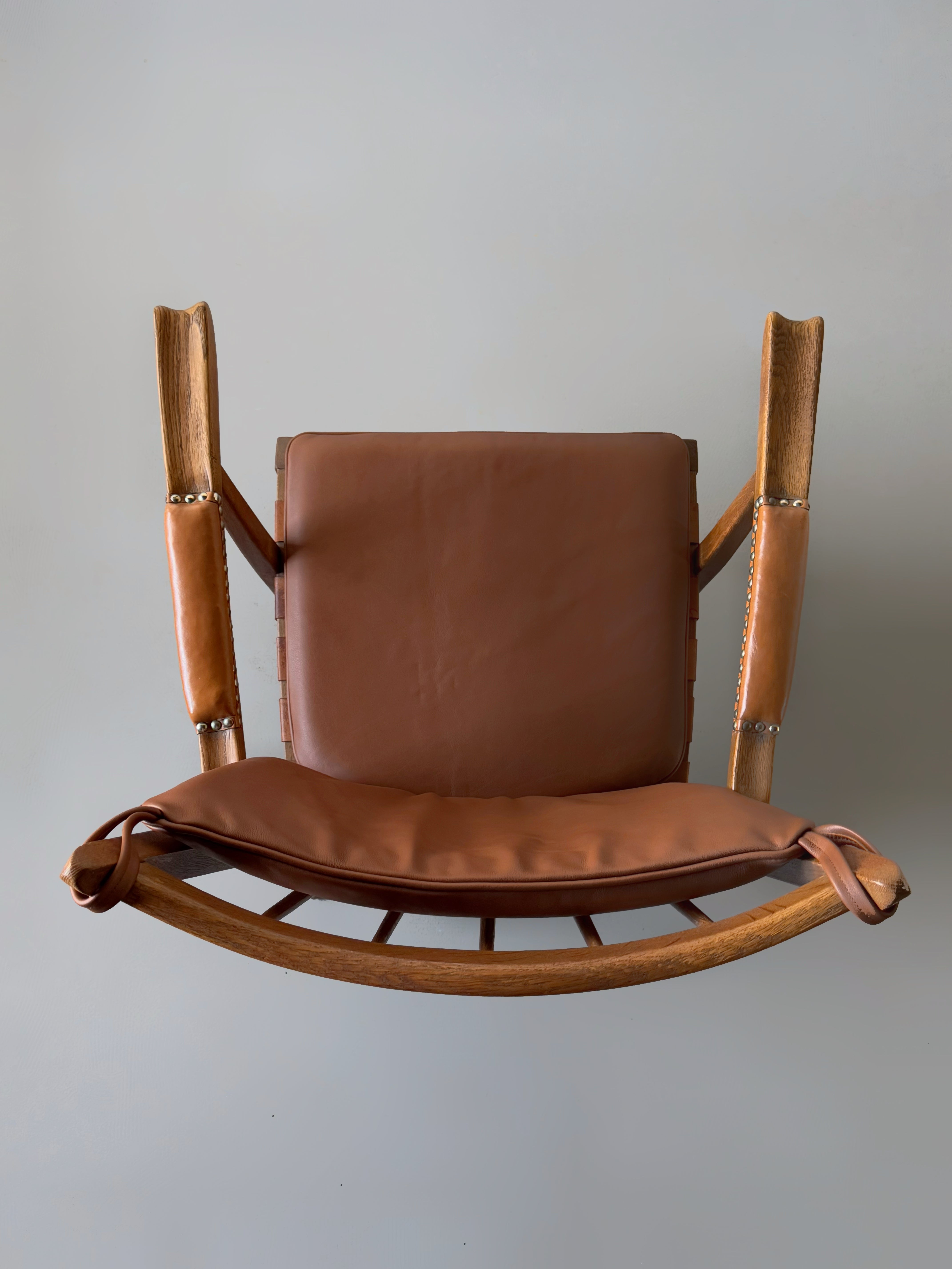 Easy Chair by Josef Frank for Firma Svenskt Tenn, Sweden 1930s