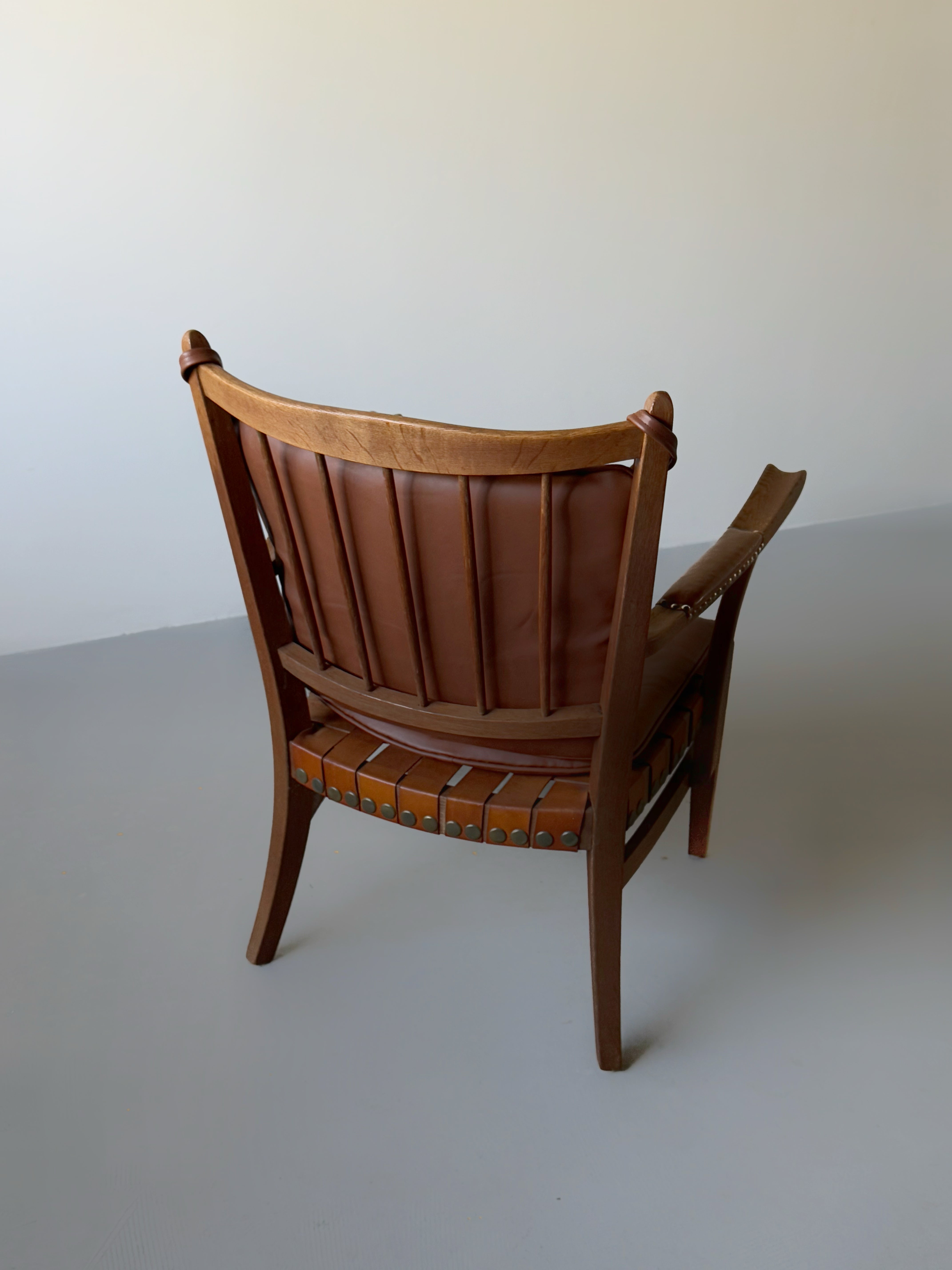 Easy Chair by Josef Frank for Firma Svenskt Tenn, Sweden 1930s