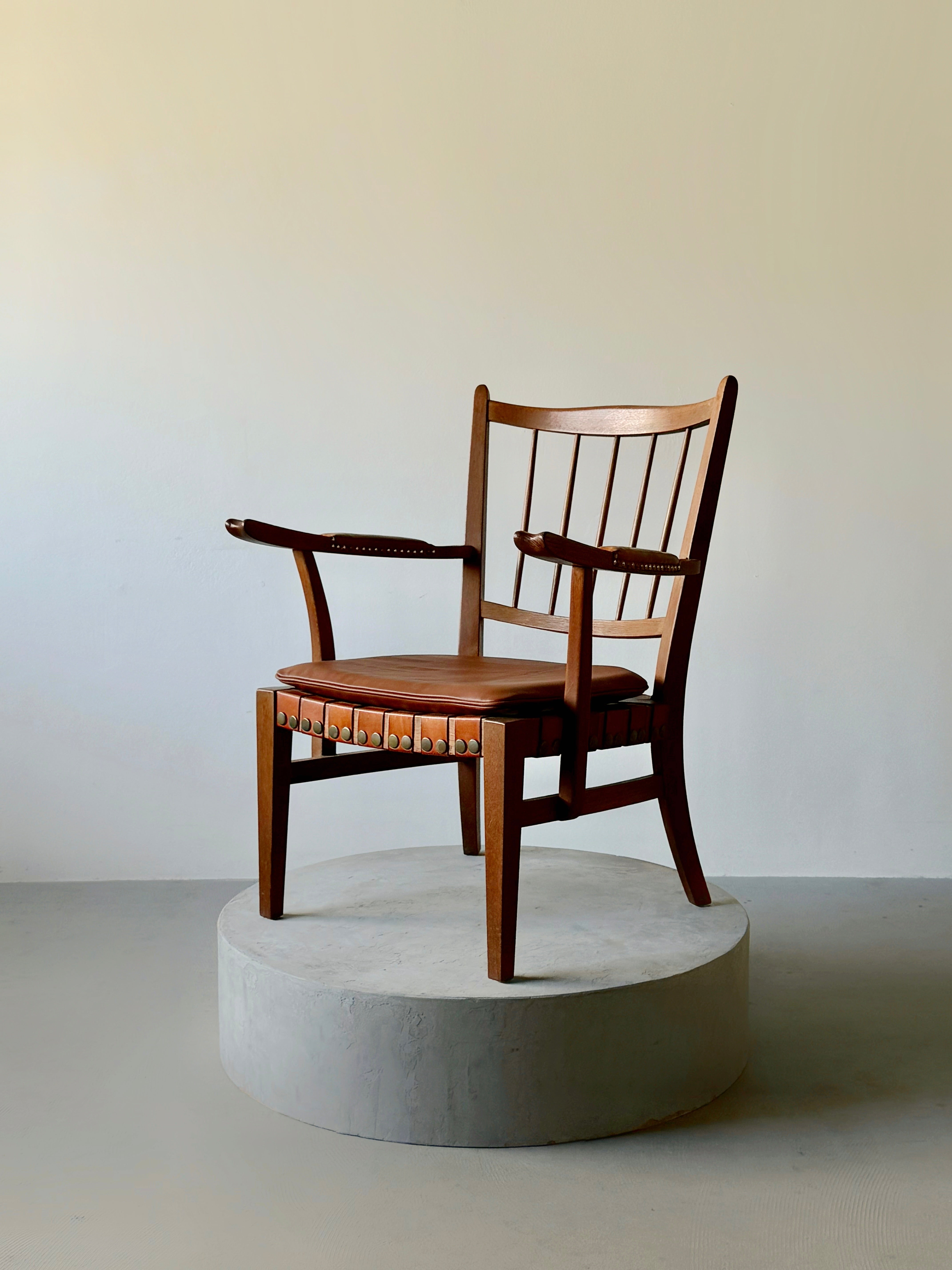 Easy Chair by Josef Frank for Firma Svenskt Tenn, Sweden 1930s