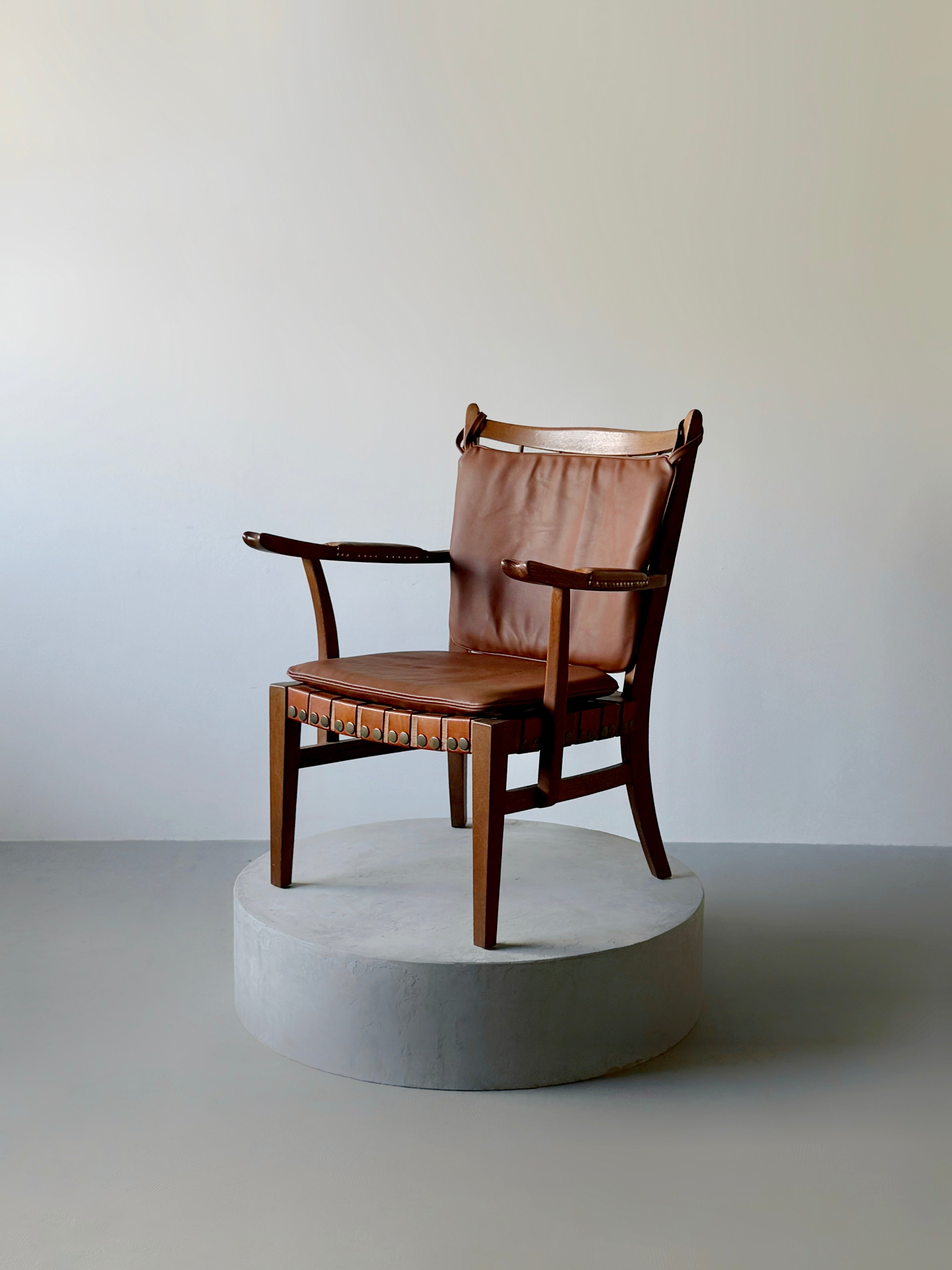 Easy Chair by Josef Frank for Firma Svenskt Tenn, Sweden 1930s