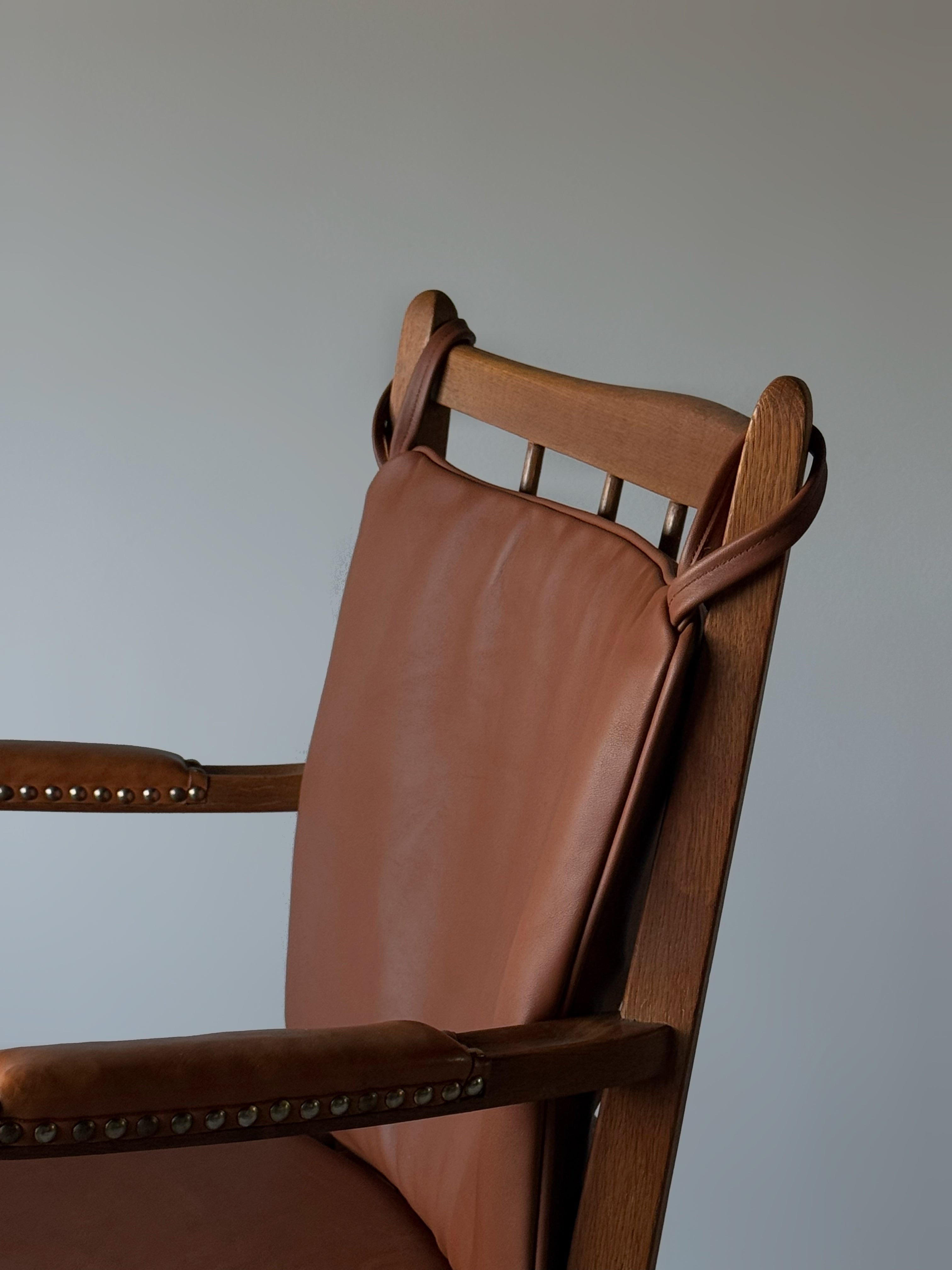 Easy Chair by Josef Frank for Firma Svenskt Tenn, Sweden 1930s