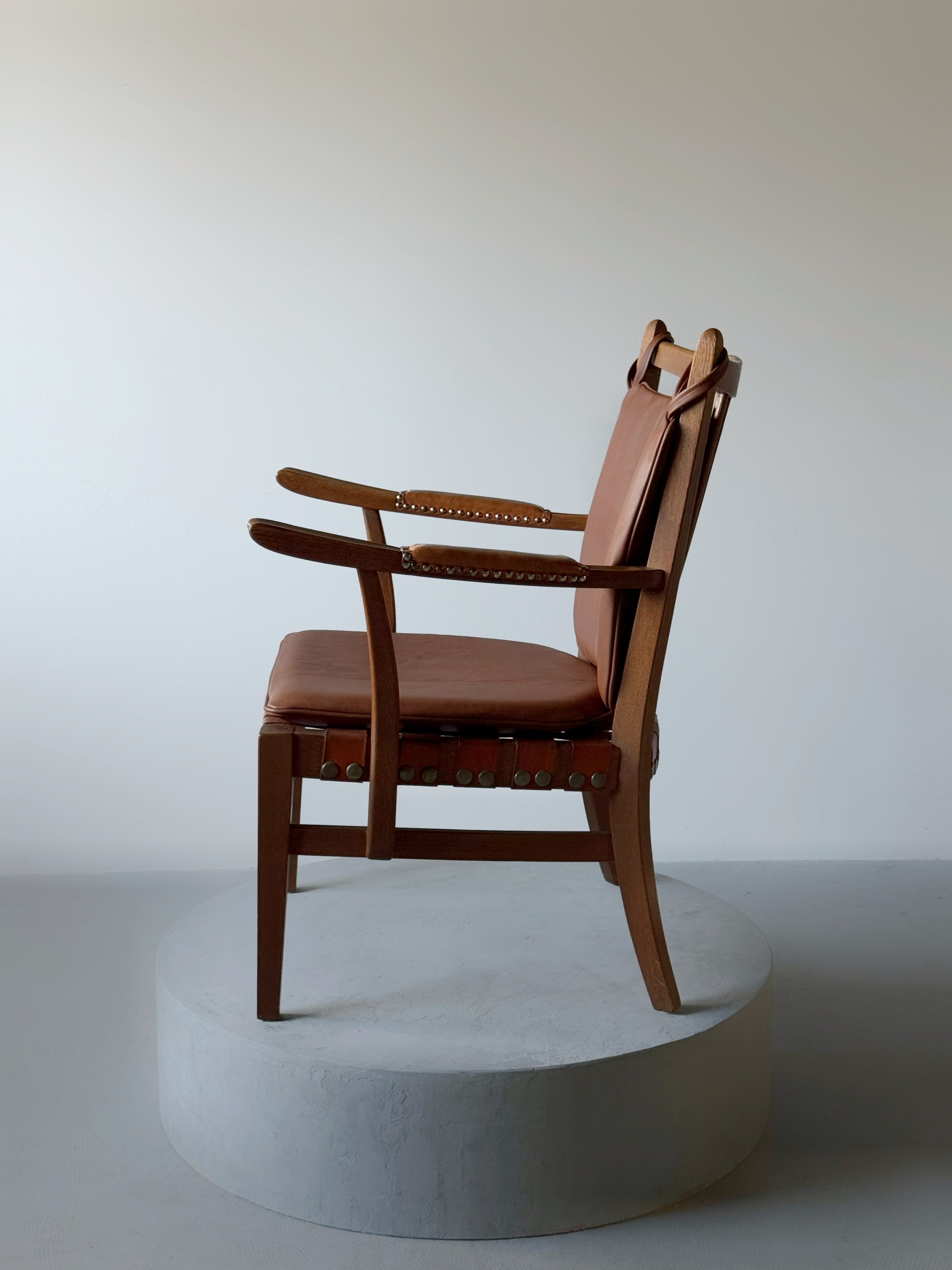 Easy Chair by Josef Frank for Firma Svenskt Tenn, Sweden 1930s