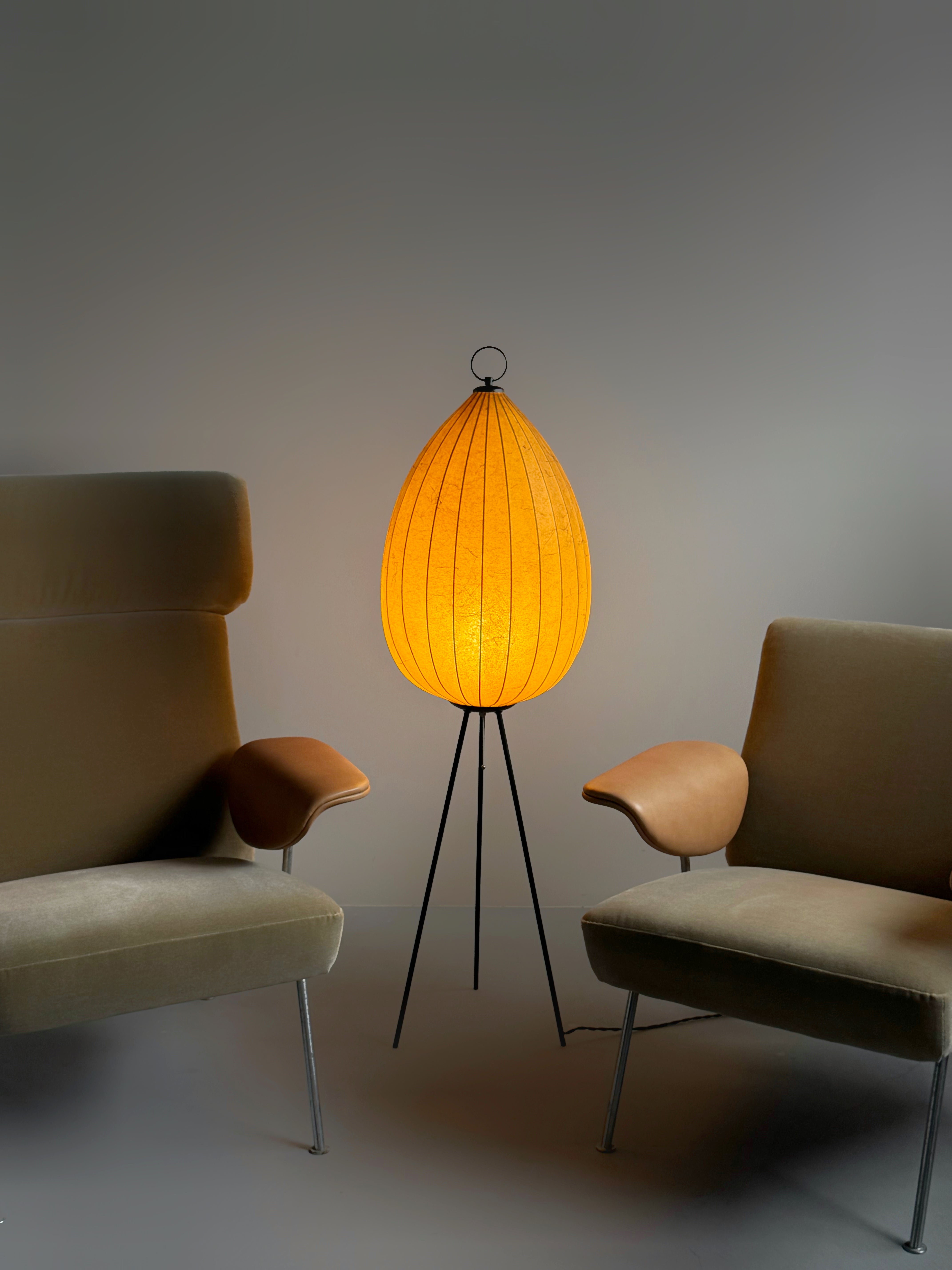 Cocoon Floor Lamp, Germany 1960s