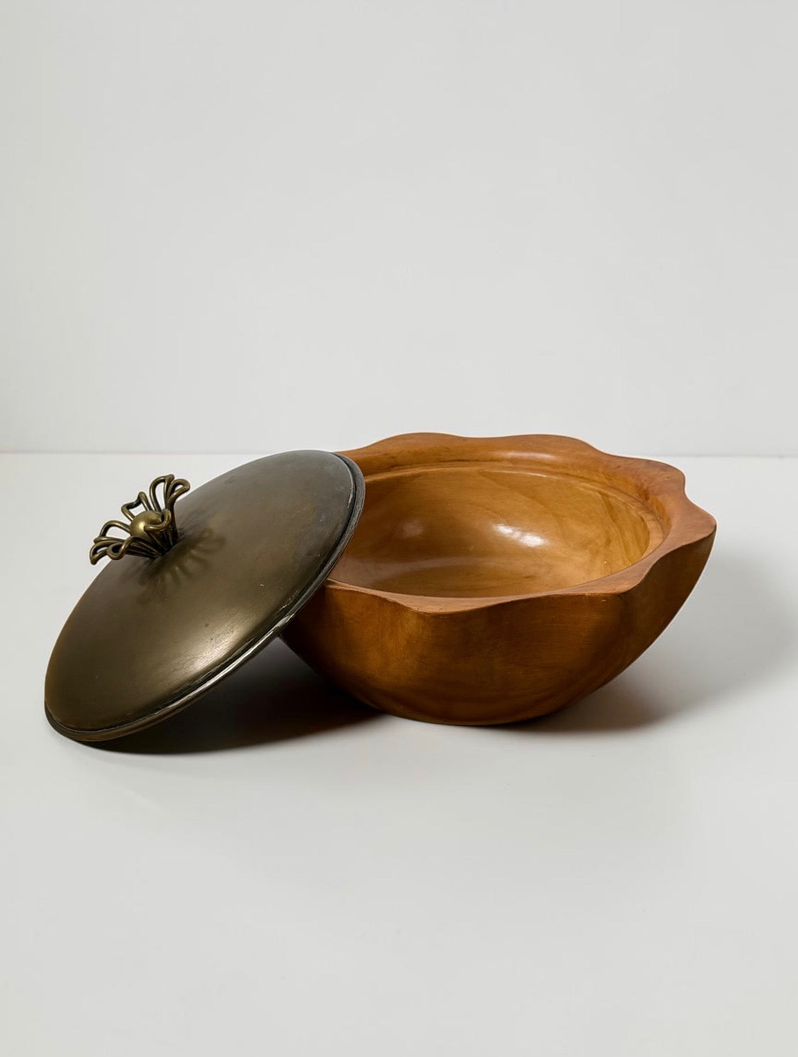 Art Deco Wooden Box by Aldo Tura for Macabo, Italy, 1950s